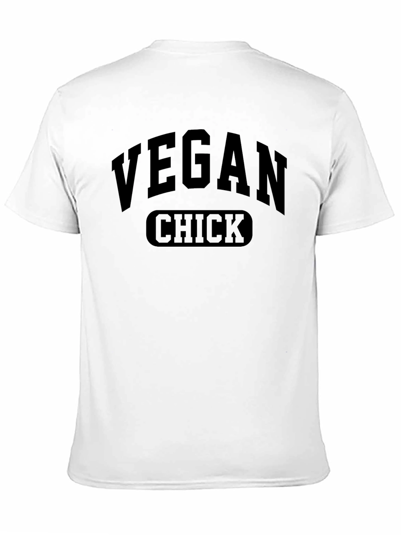 Vegan Chick Black Graphic Tee