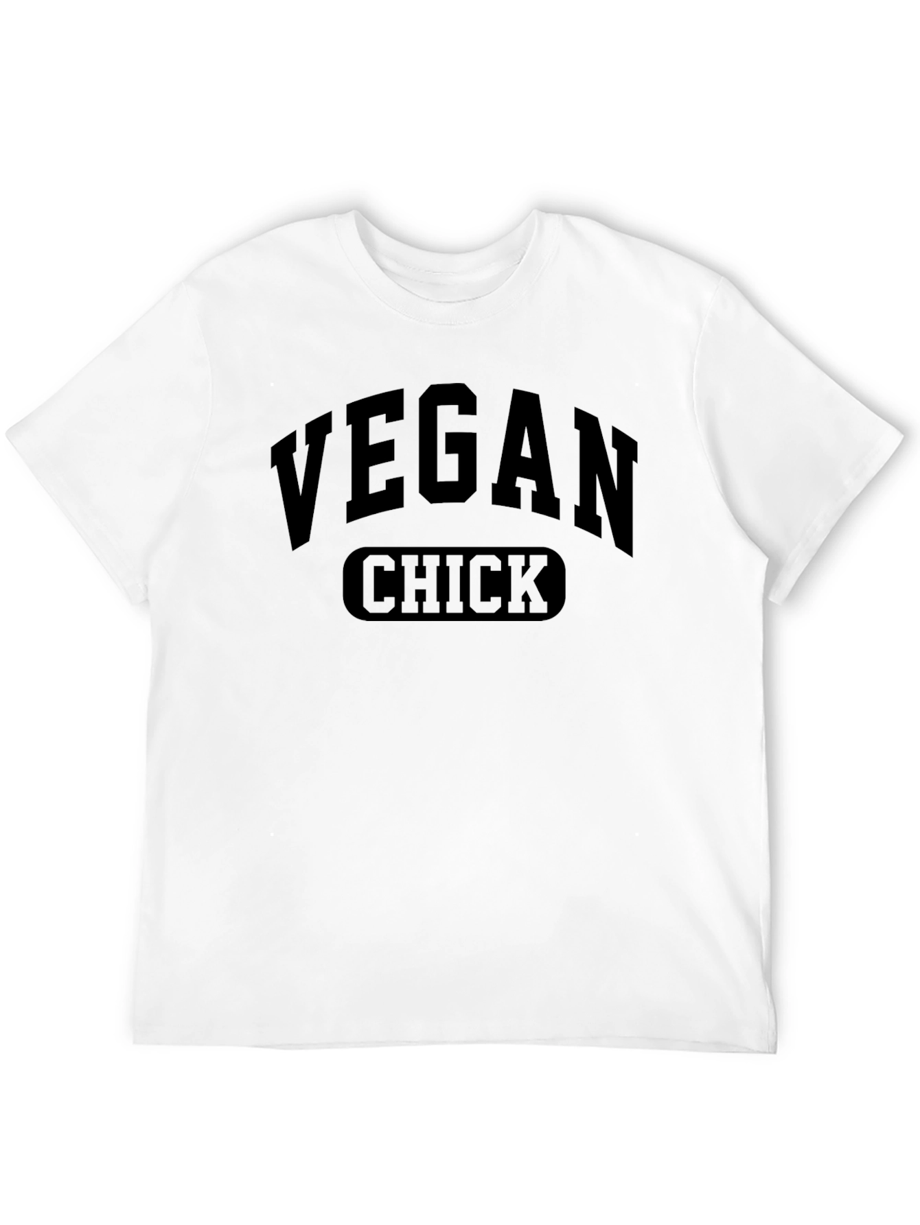 Vegan Chick Black Graphic Tee