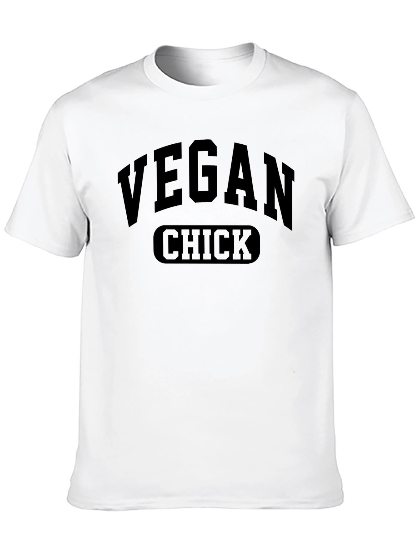 Vegan Chick Black Graphic Tee
