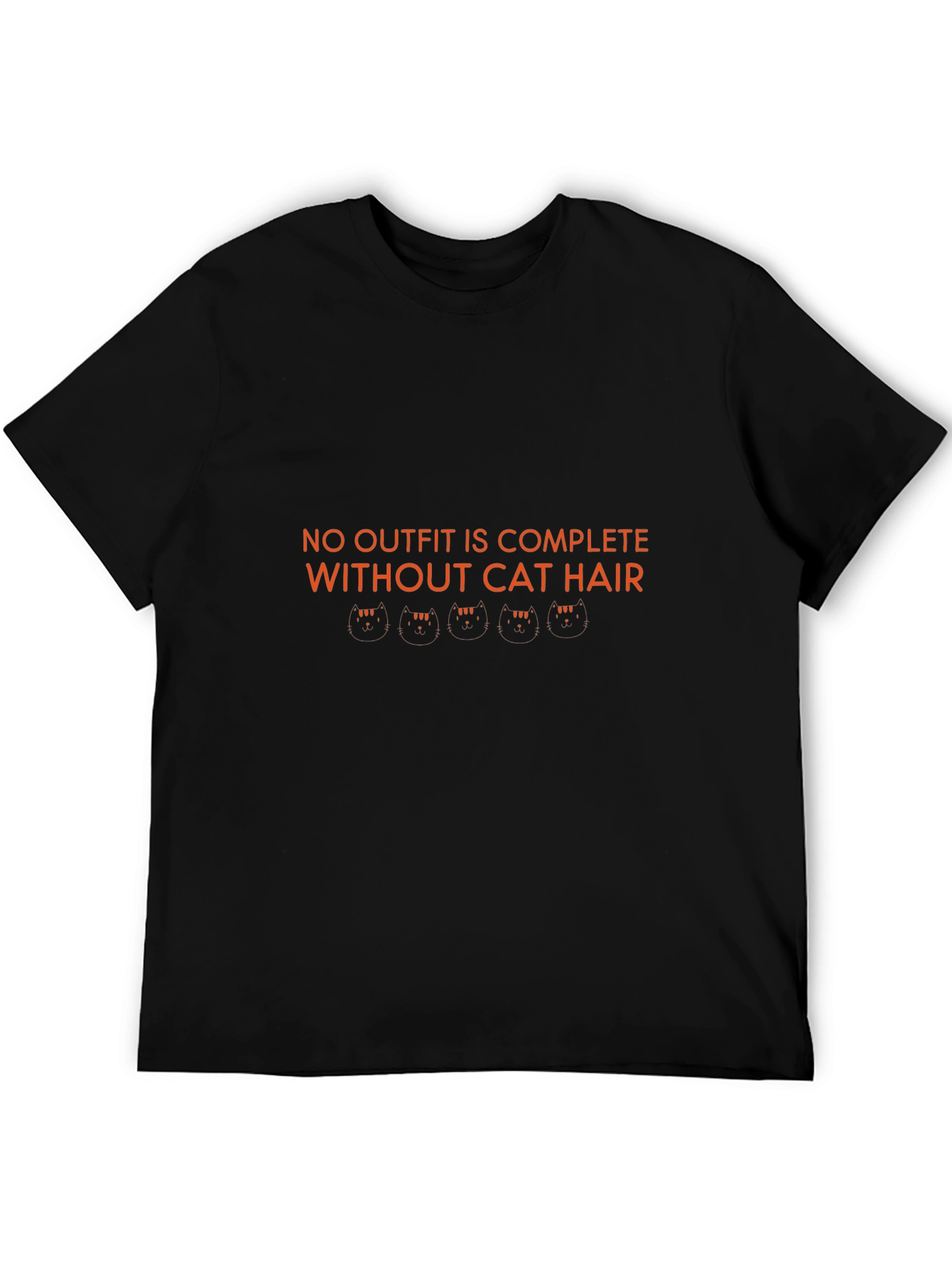 Cat Hair T-Shirt - Funny Cat Lover Tee