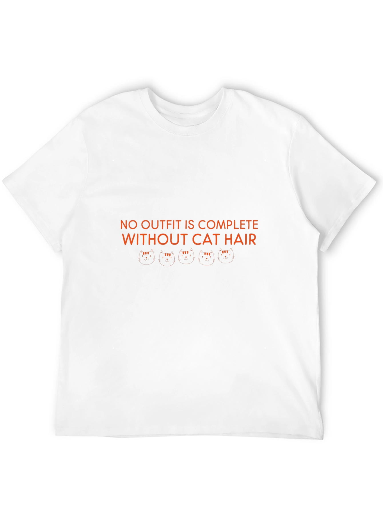Cat Hair T-Shirt - Funny Cat Lover Tee