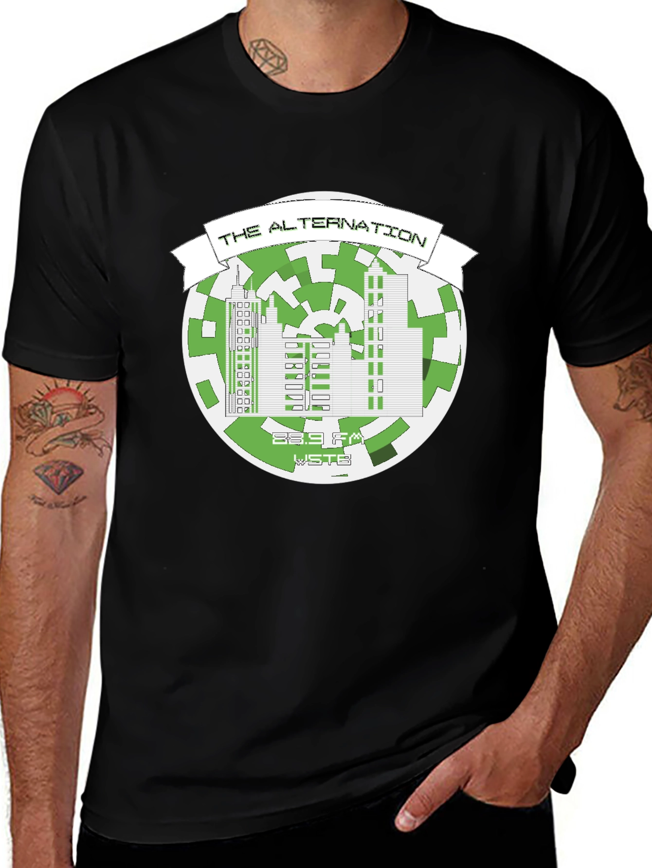 The Alternation Graphic T-Shirt - Black