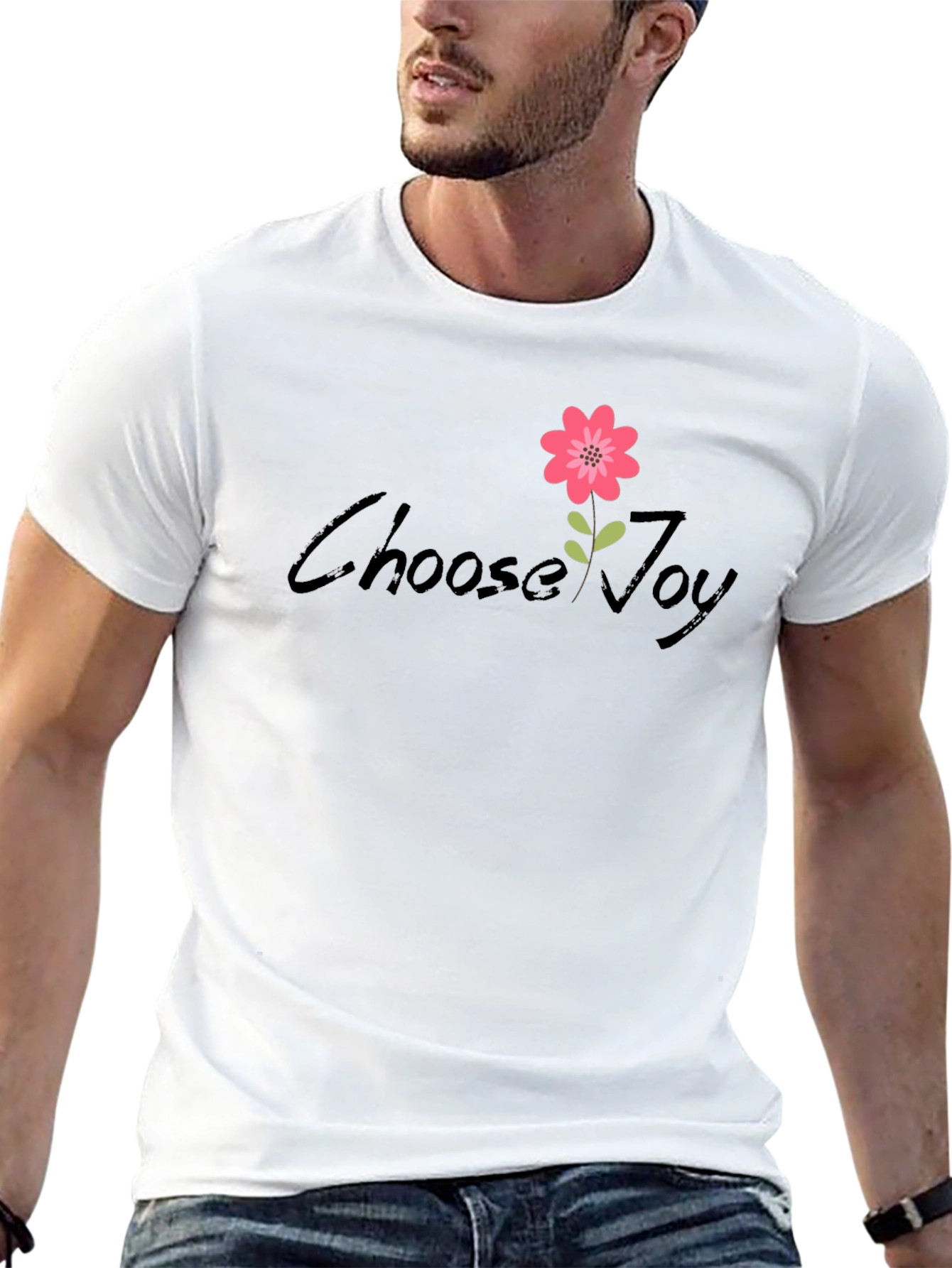Choose Joy Graphic Tee - Black Unisex T-Shirt