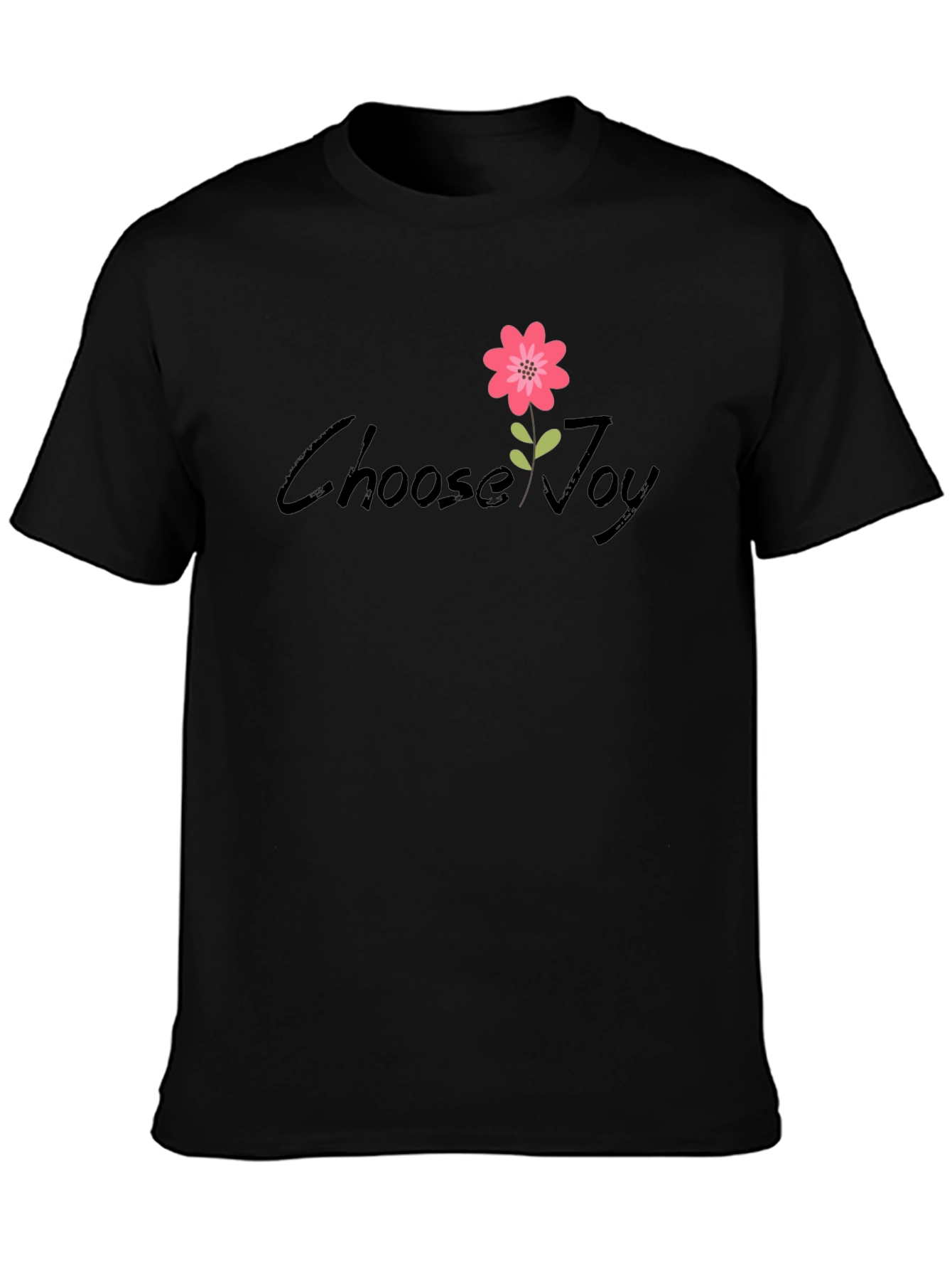 Choose Joy Graphic Tee - Black Unisex T-Shirt