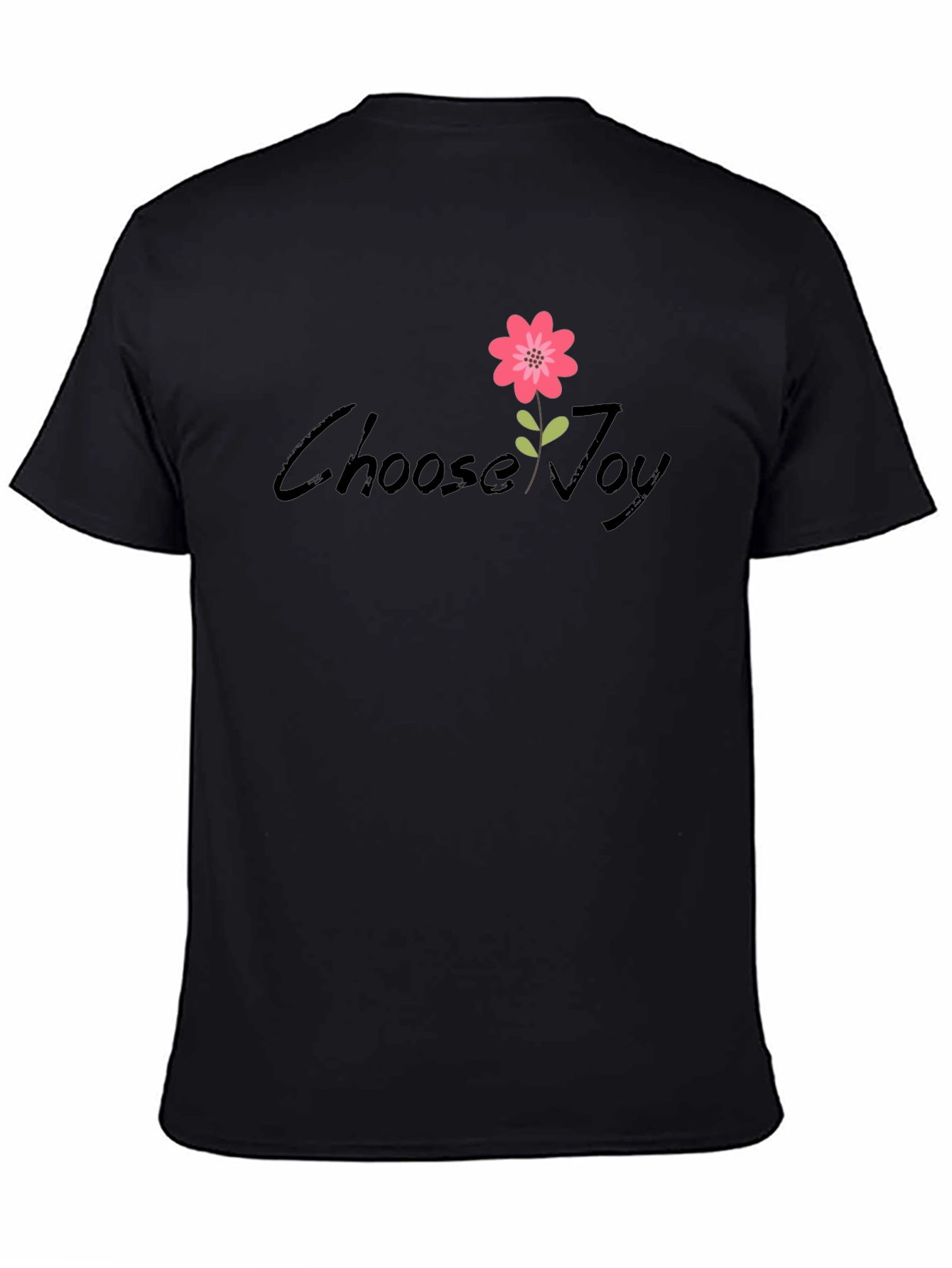 Choose Joy Graphic Tee - Black Unisex T-Shirt