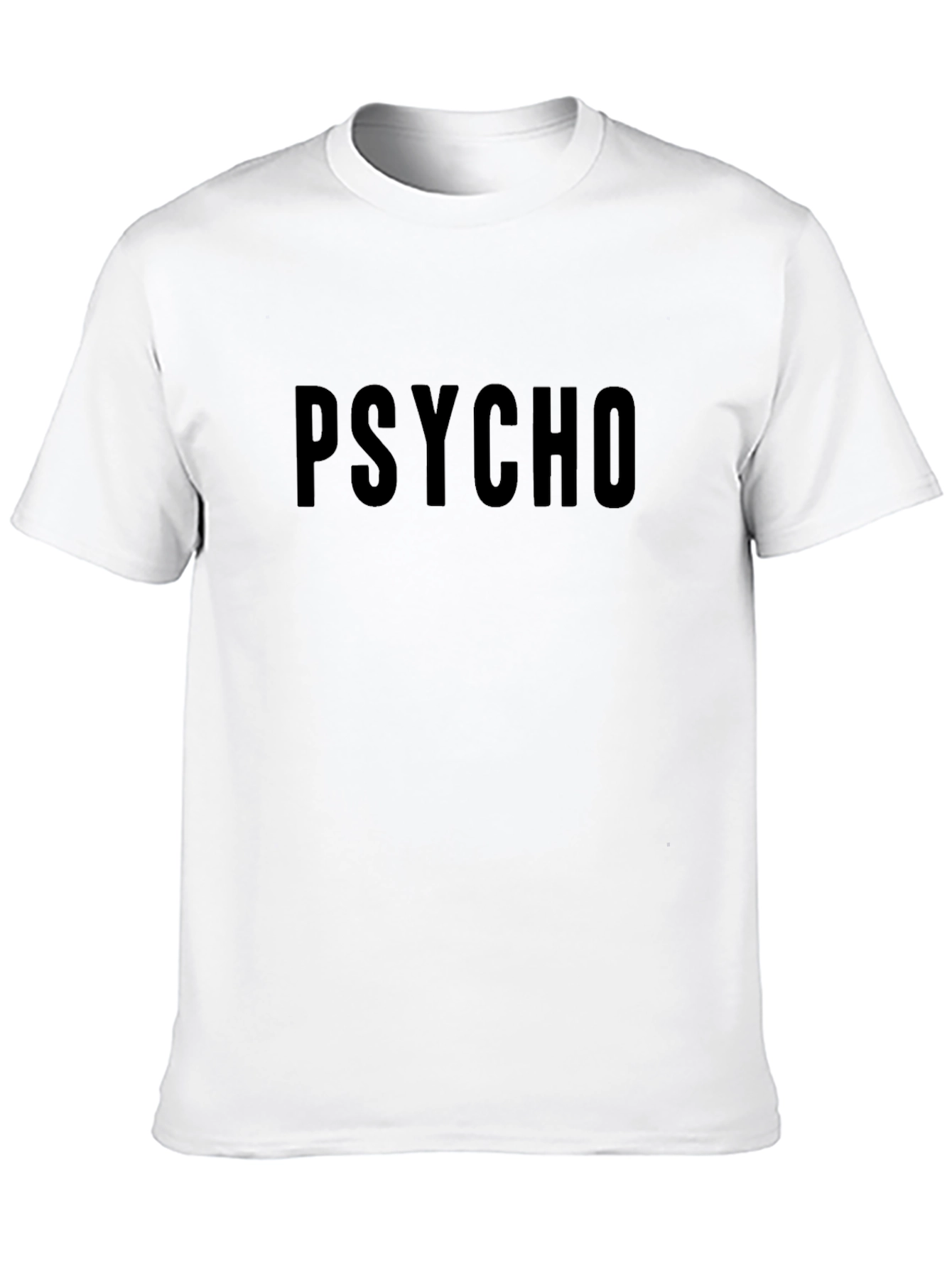 Psycho Graphic Tee - Soft Cotton Blend T-Shirt