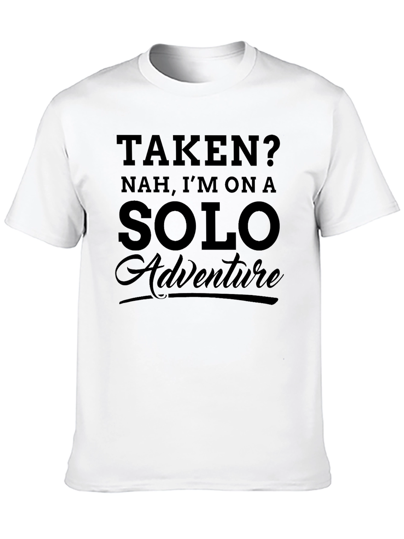Solo Adventure T-Shirt - Black Graphic Tee