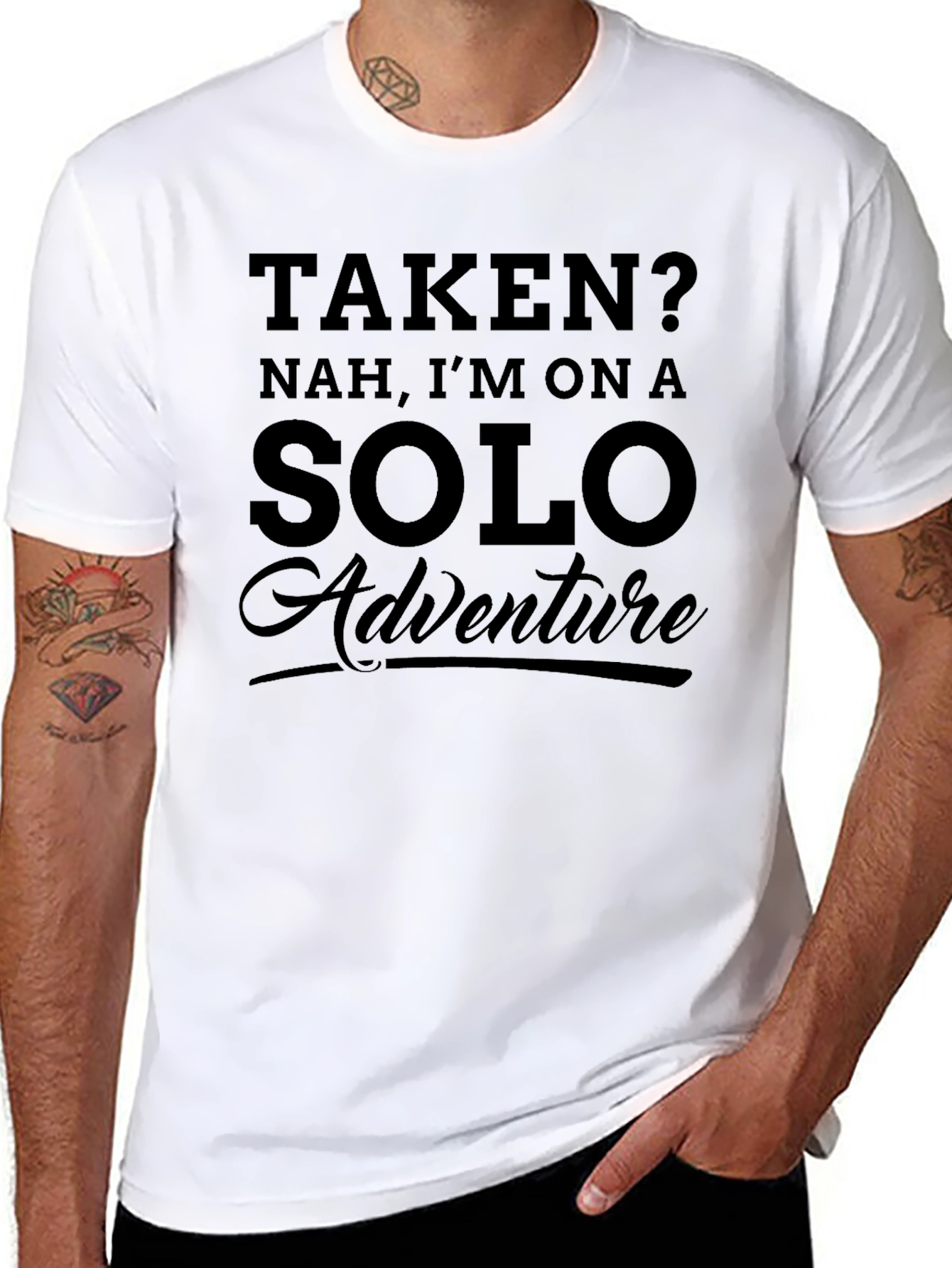 Solo Adventure T-Shirt - Black Graphic Tee