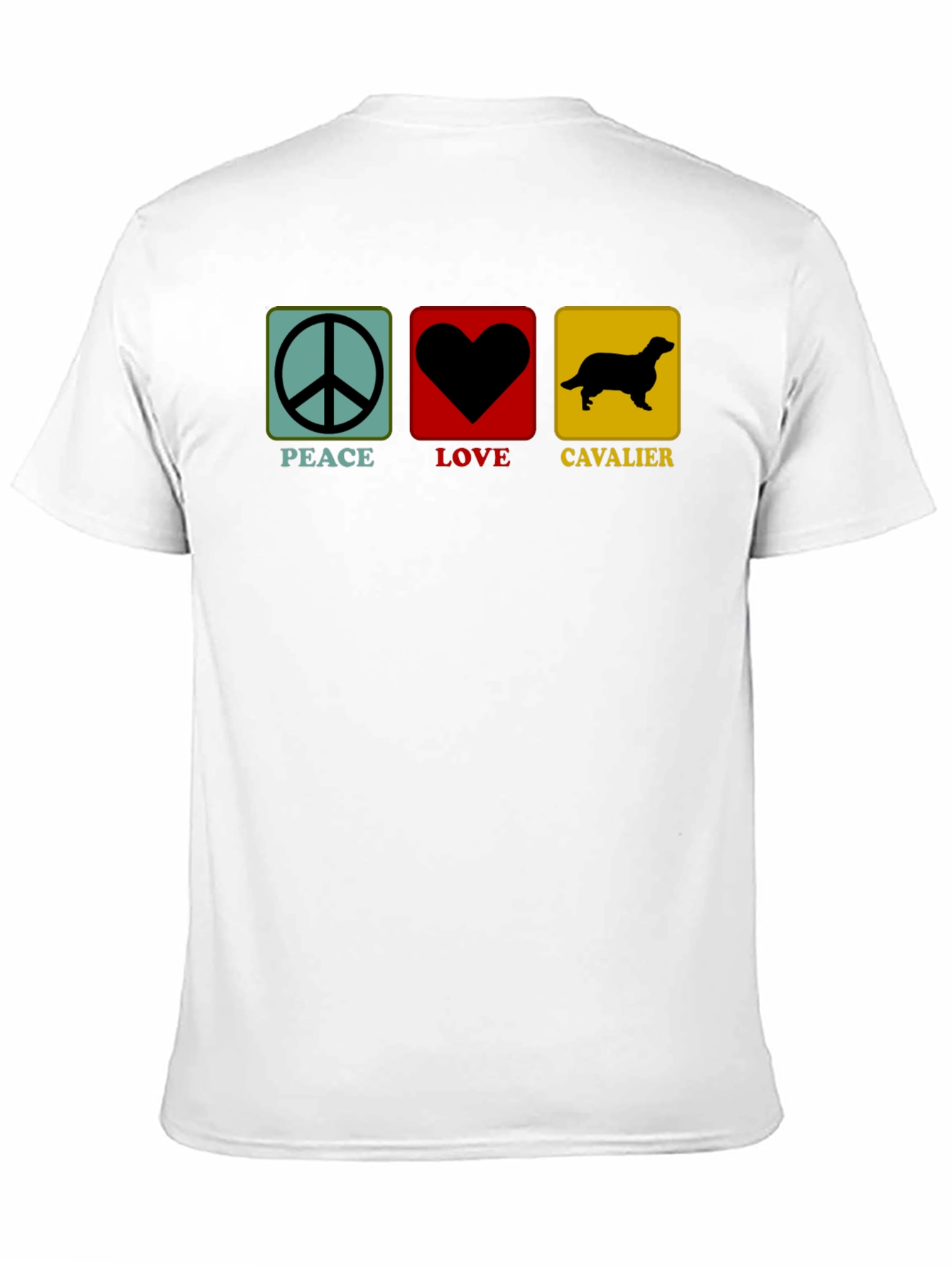 Peace Love Cavalier Dog T-Shirt