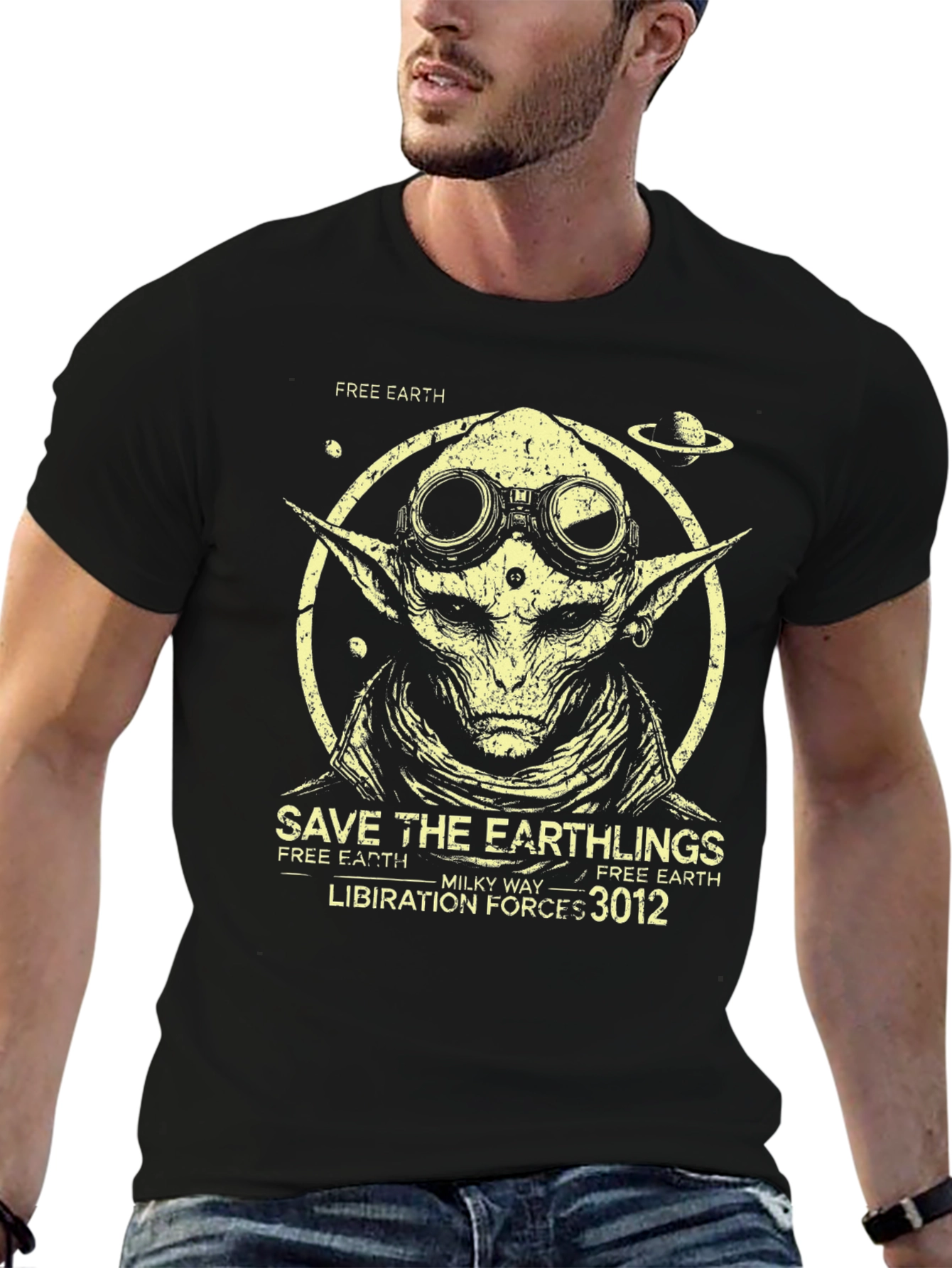 Save the Earthlings Graphic T-Shirt