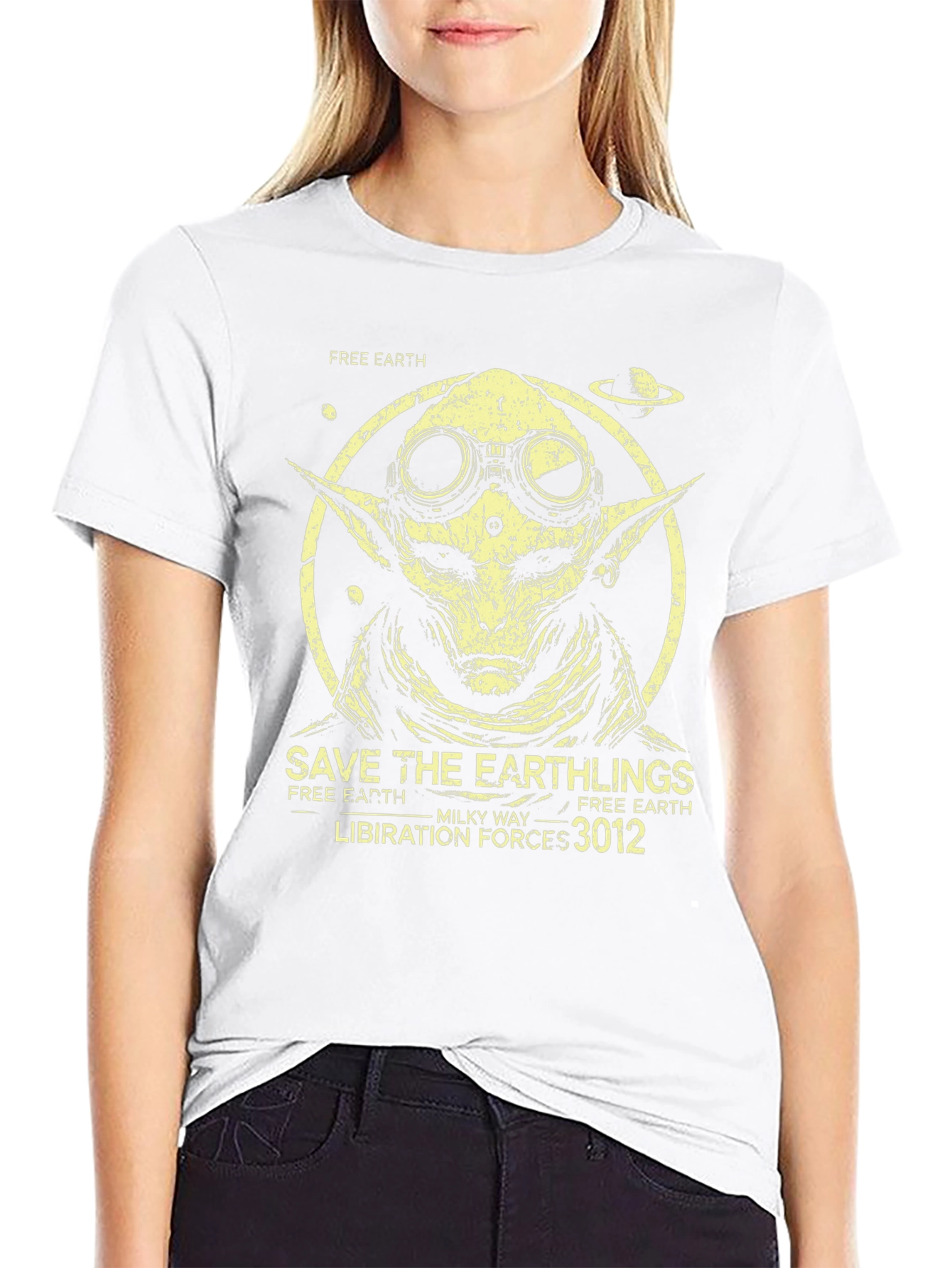 Save the Earthlings Graphic T-Shirt