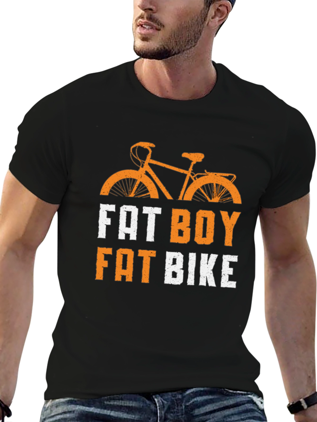 Fat Boy Fat Bike Graphic T-Shirt