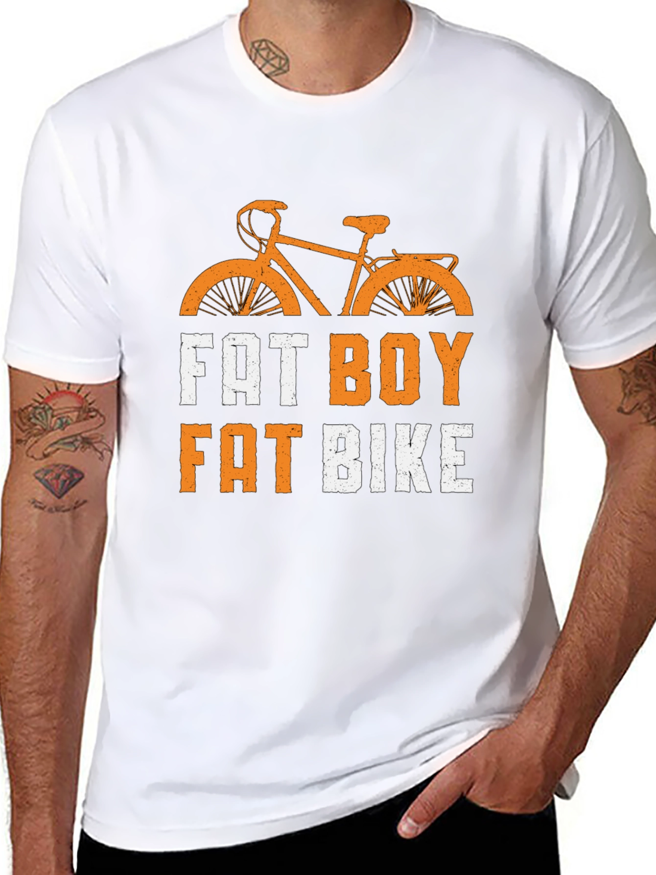Fat Boy Fat Bike Graphic T-Shirt