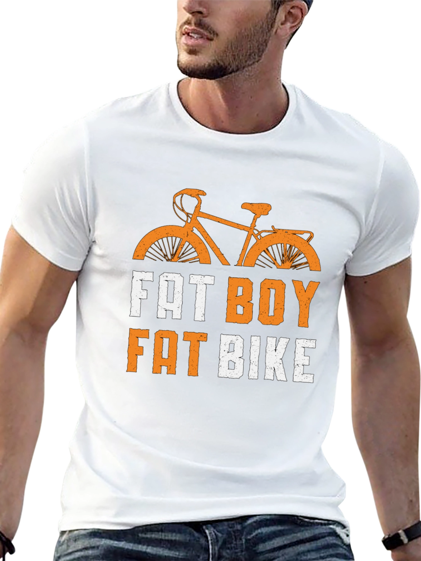 Fat Boy Fat Bike Graphic T-Shirt