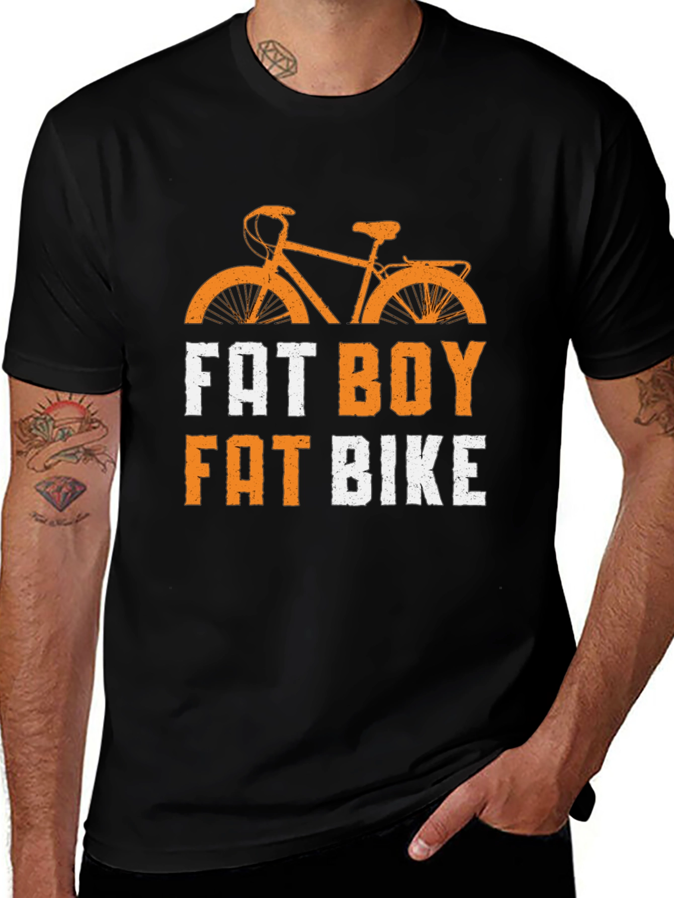 Fat Boy Fat Bike Graphic T-Shirt