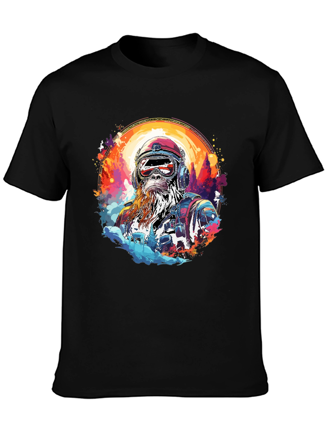 Retro Bigfoot Adventure Graphic Tee