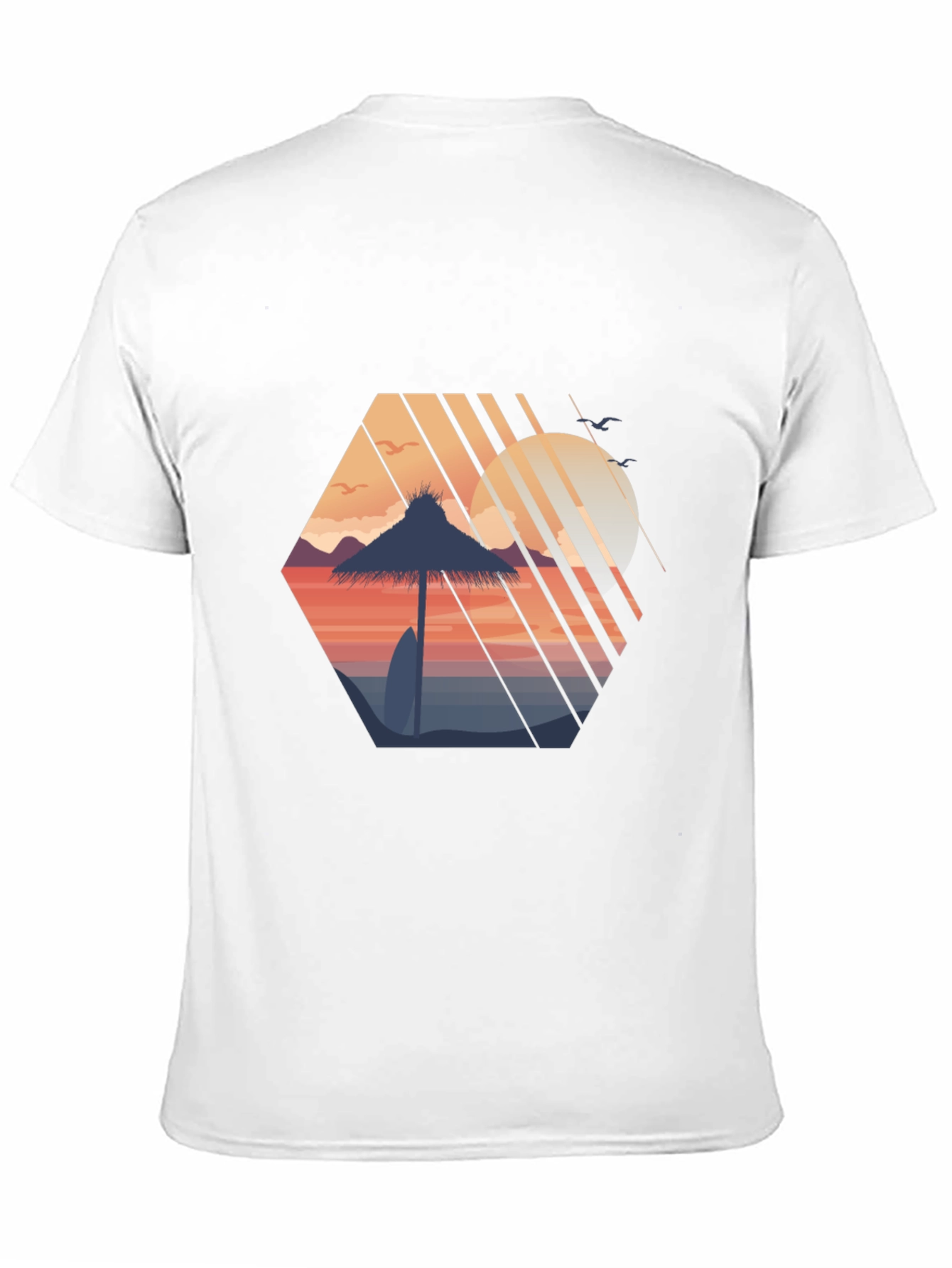 Retro Sunset Beach T-Shirt