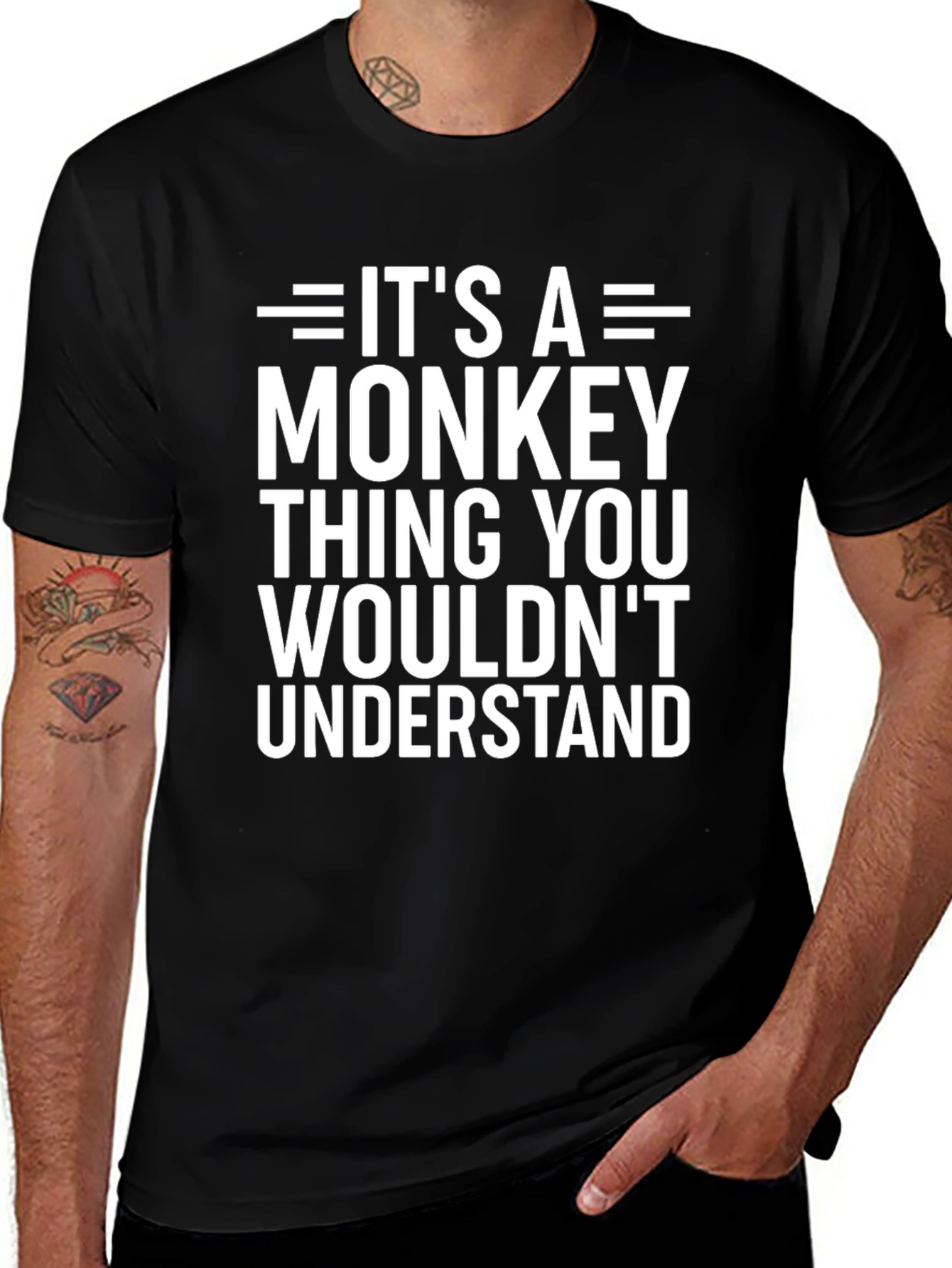 Its A Monkey Thing T-Shirt Funny Humor Tee