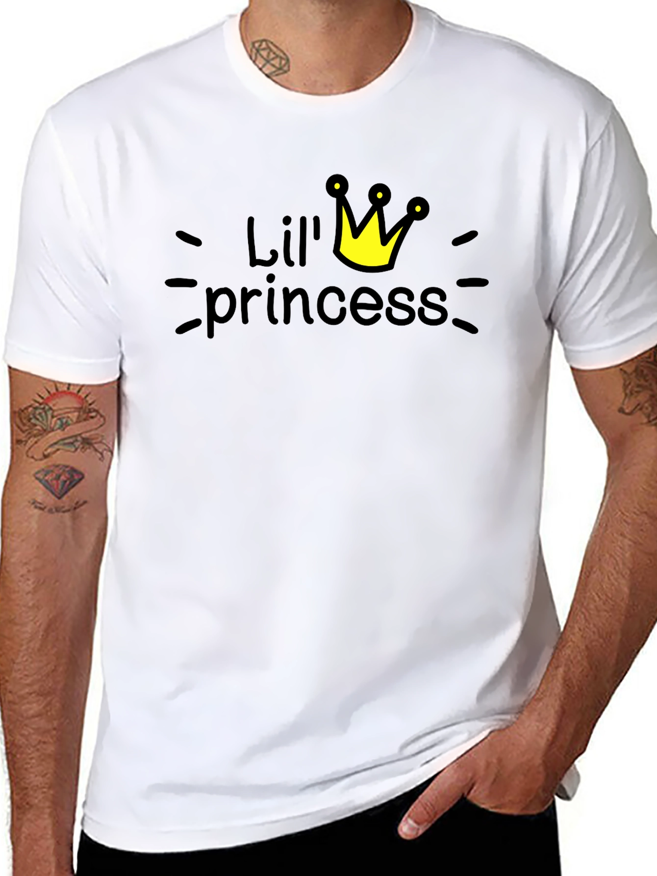 Lil Princess Graphic Print T-Shirt