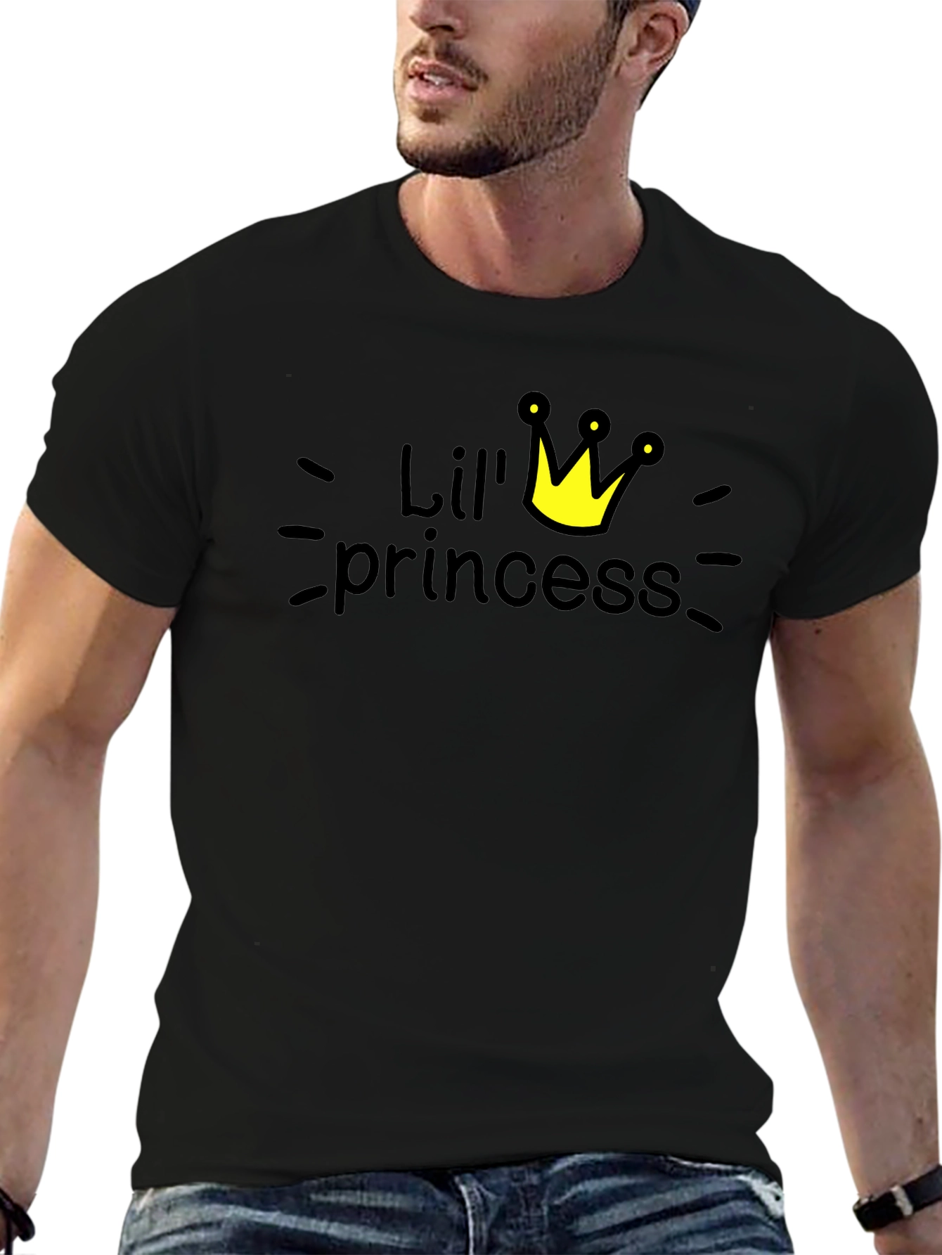 Lil Princess Graphic Print T-Shirt