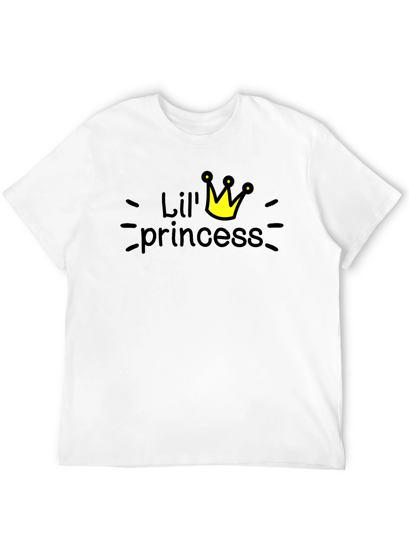 Lil Princess Graphic Print T-Shirt
