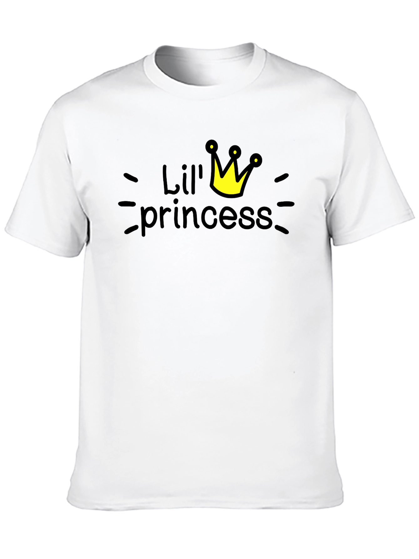 Lil Princess Graphic Print T-Shirt
