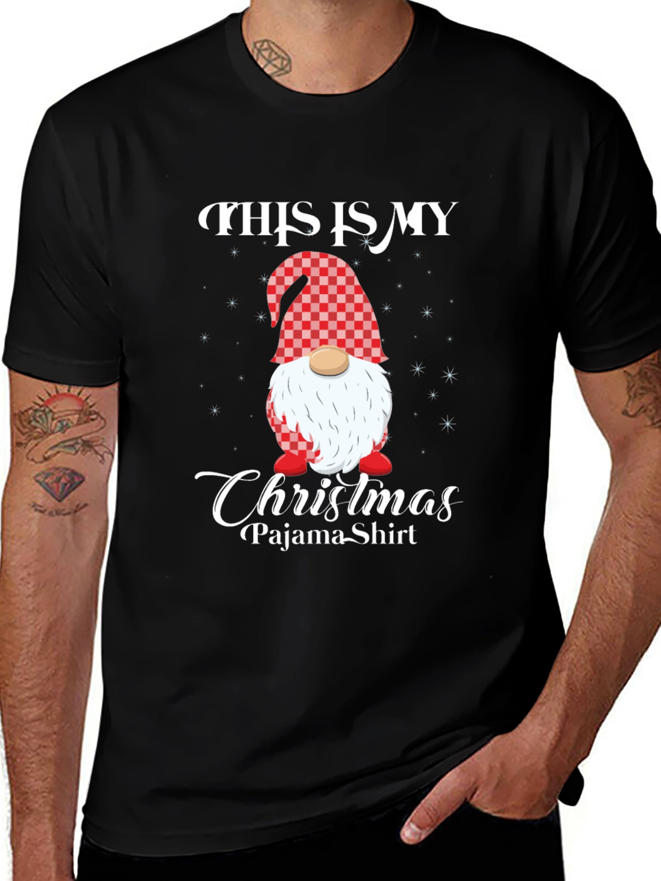 Christmas Pajama Shirt - Gnome
