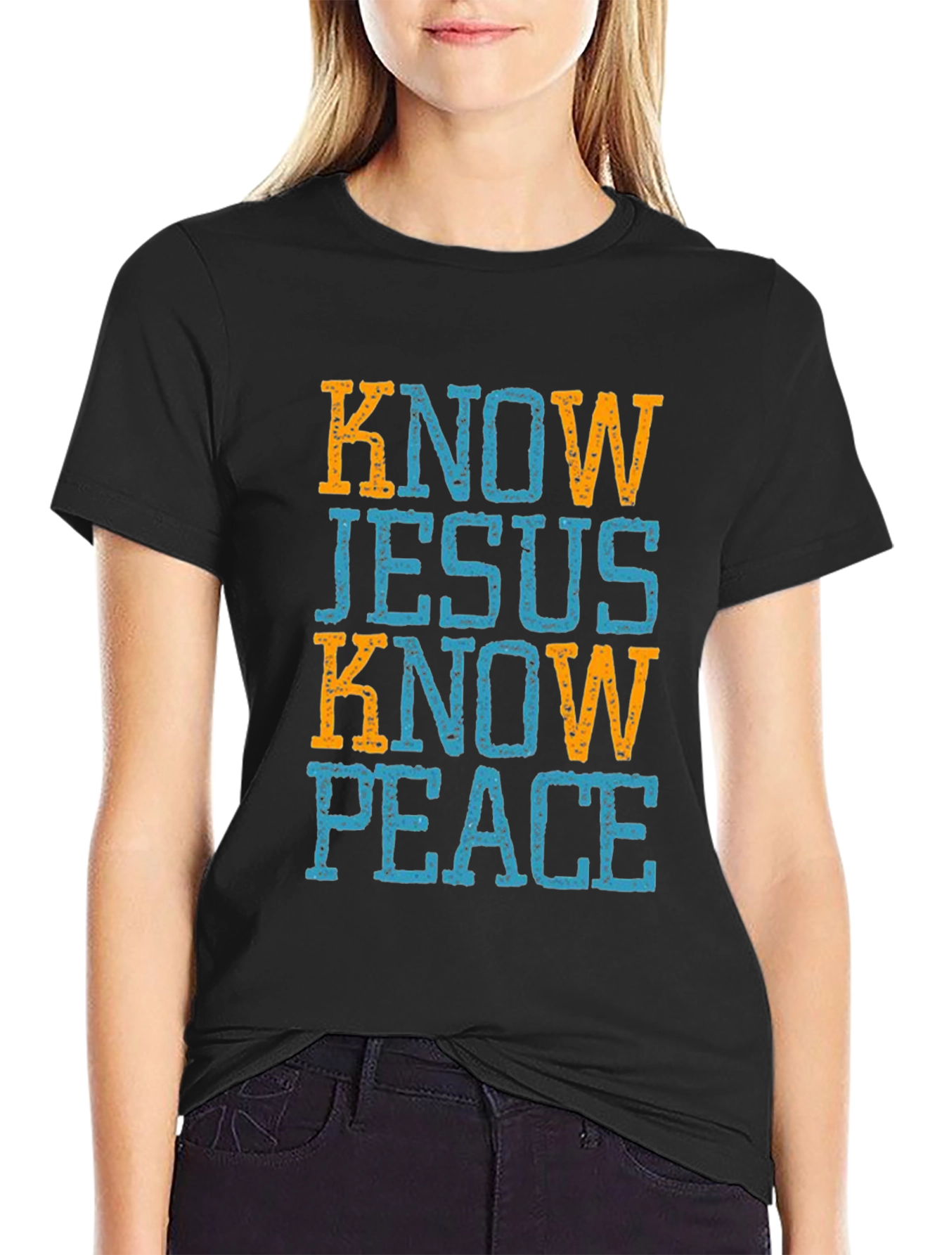 Know Jesus Know Peace Graphic Tee