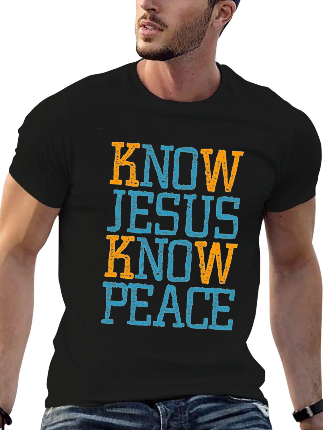 Know Jesus Know Peace Graphic Tee