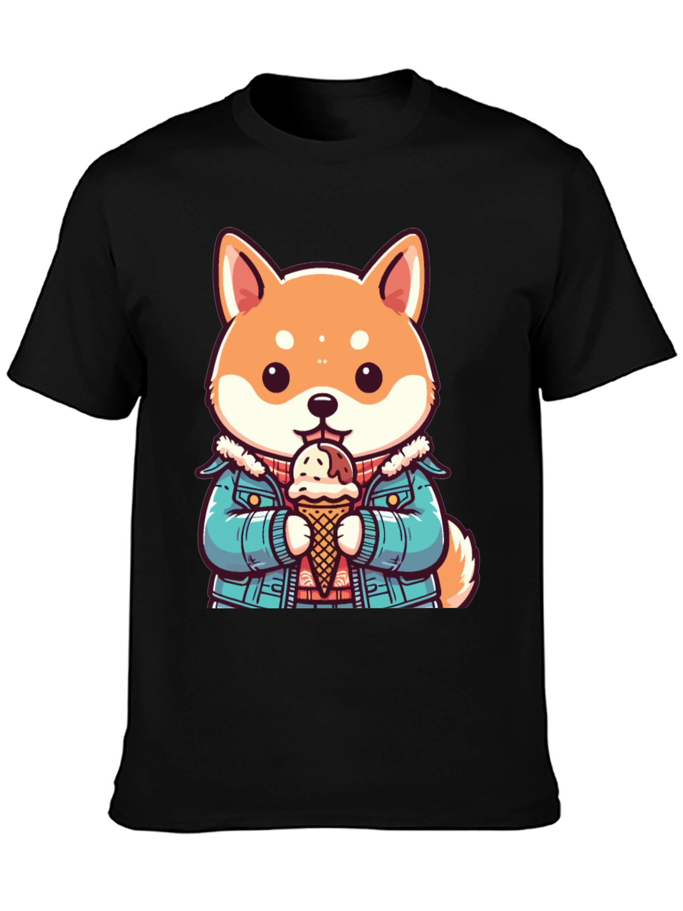 Shiba Inu Ice Cream T-Shirt
