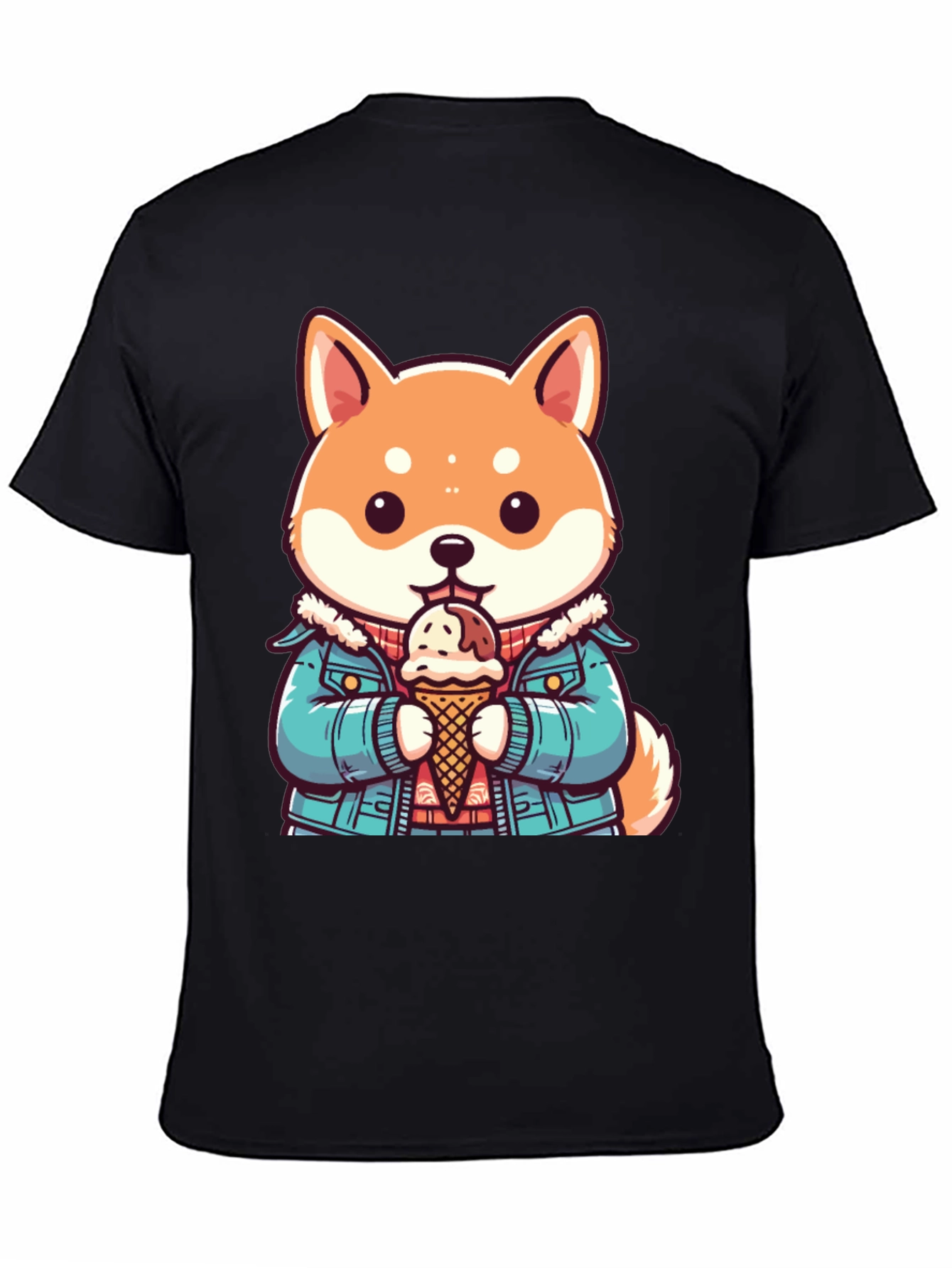 Shiba Inu Ice Cream T-Shirt