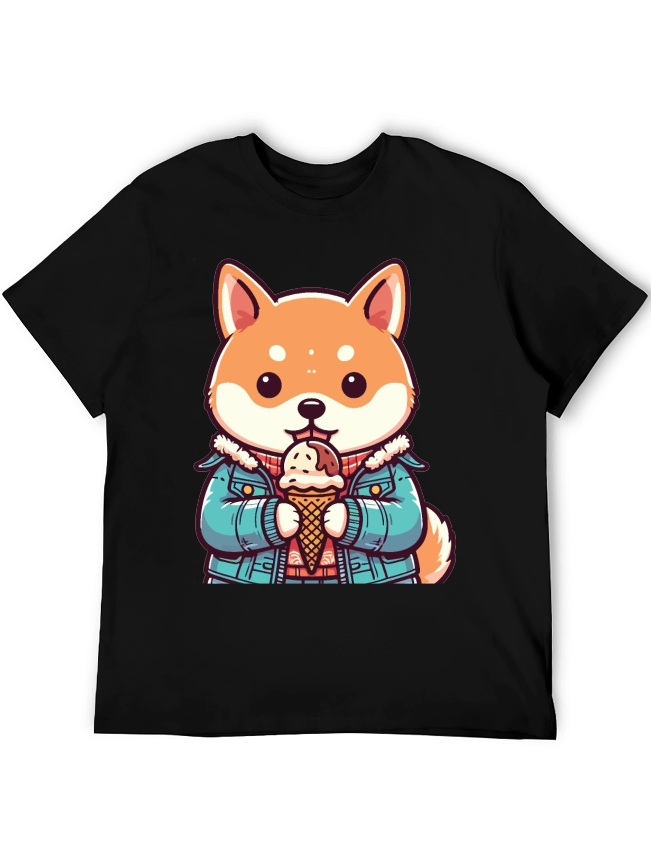 Shiba Inu Ice Cream T-Shirt