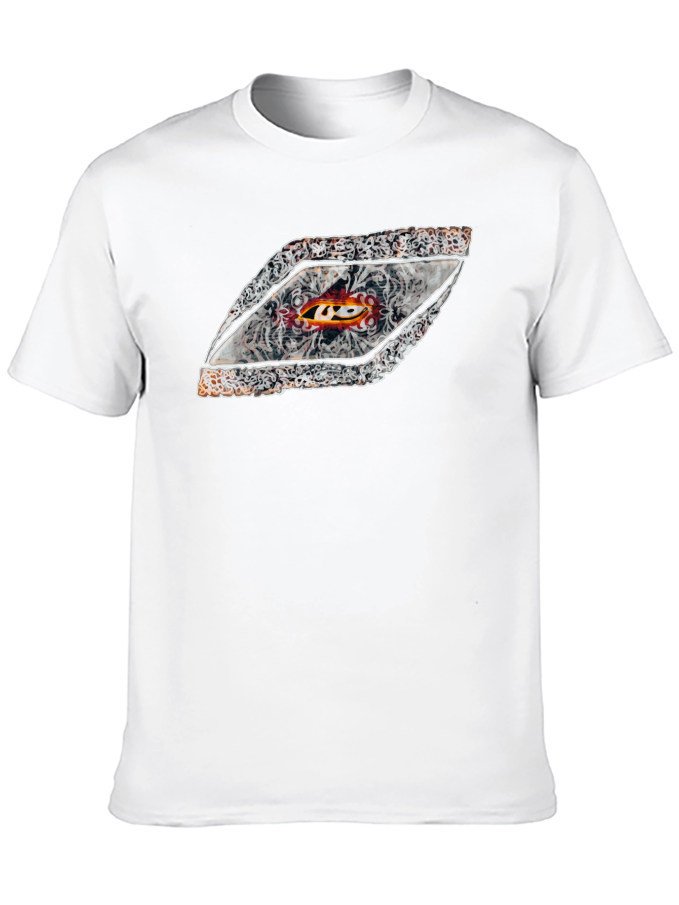Unique Graphic Tee - Diamond Motif