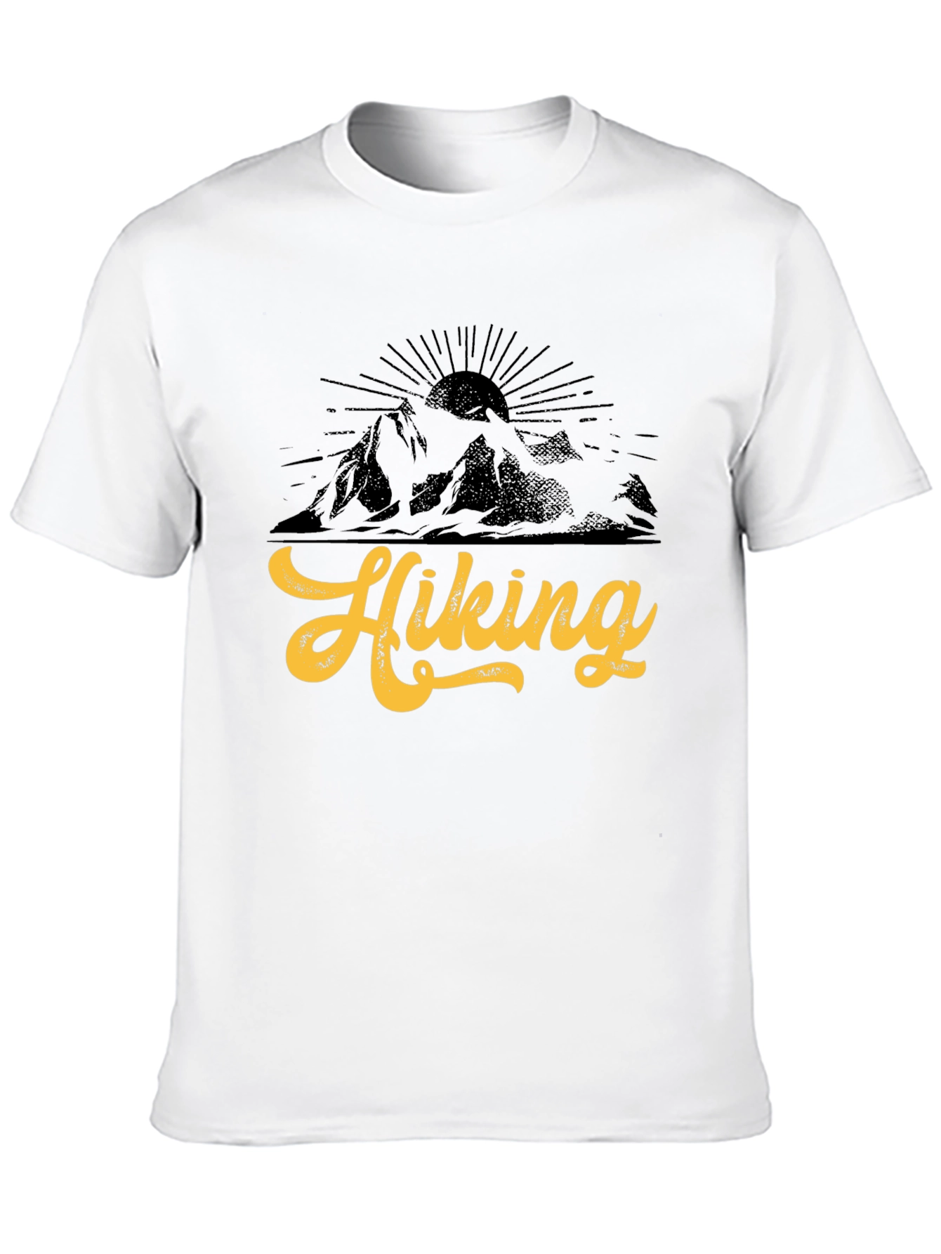 Hiking Graphic Black T-Shirt