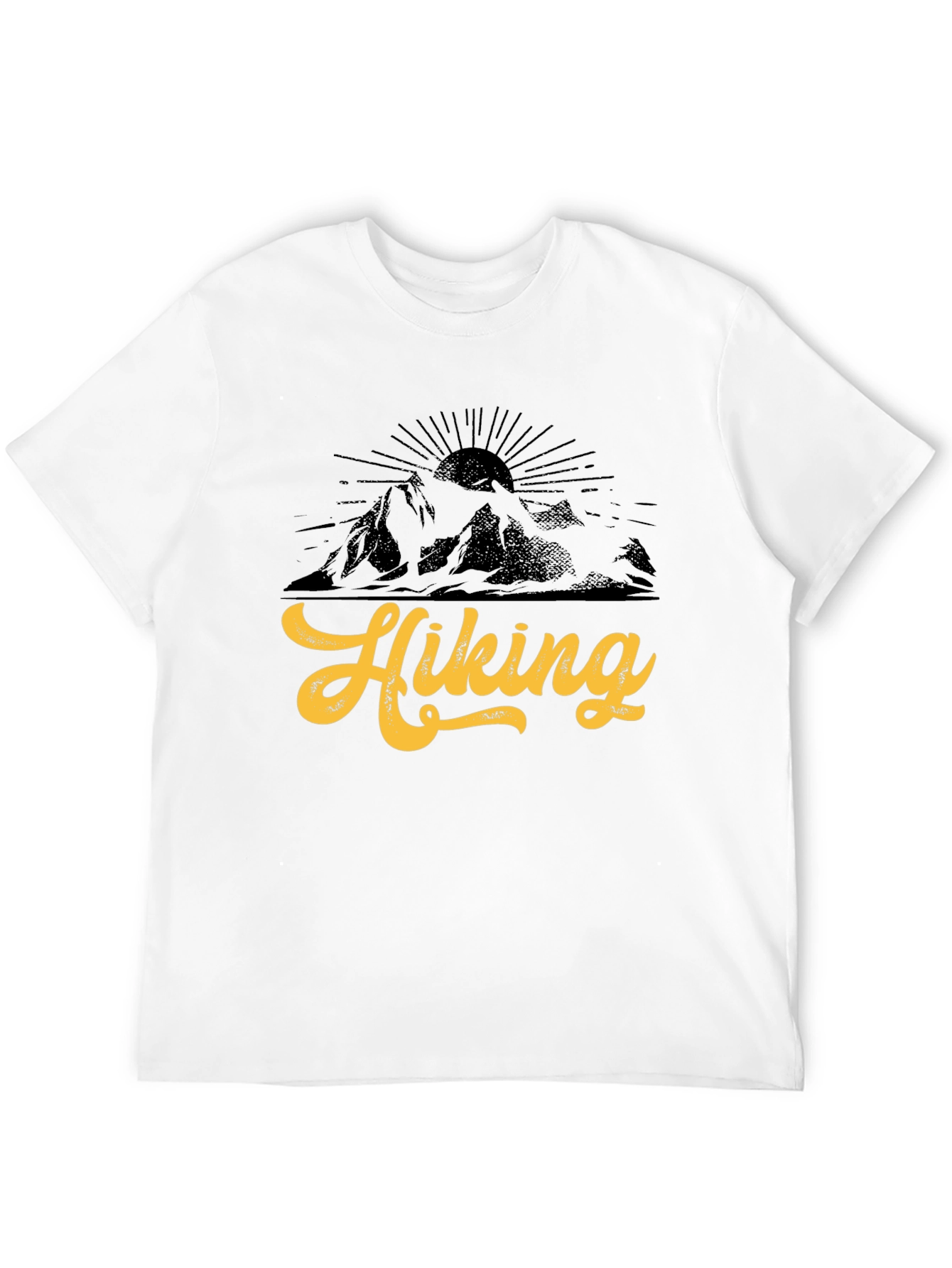 Hiking Graphic Black T-Shirt