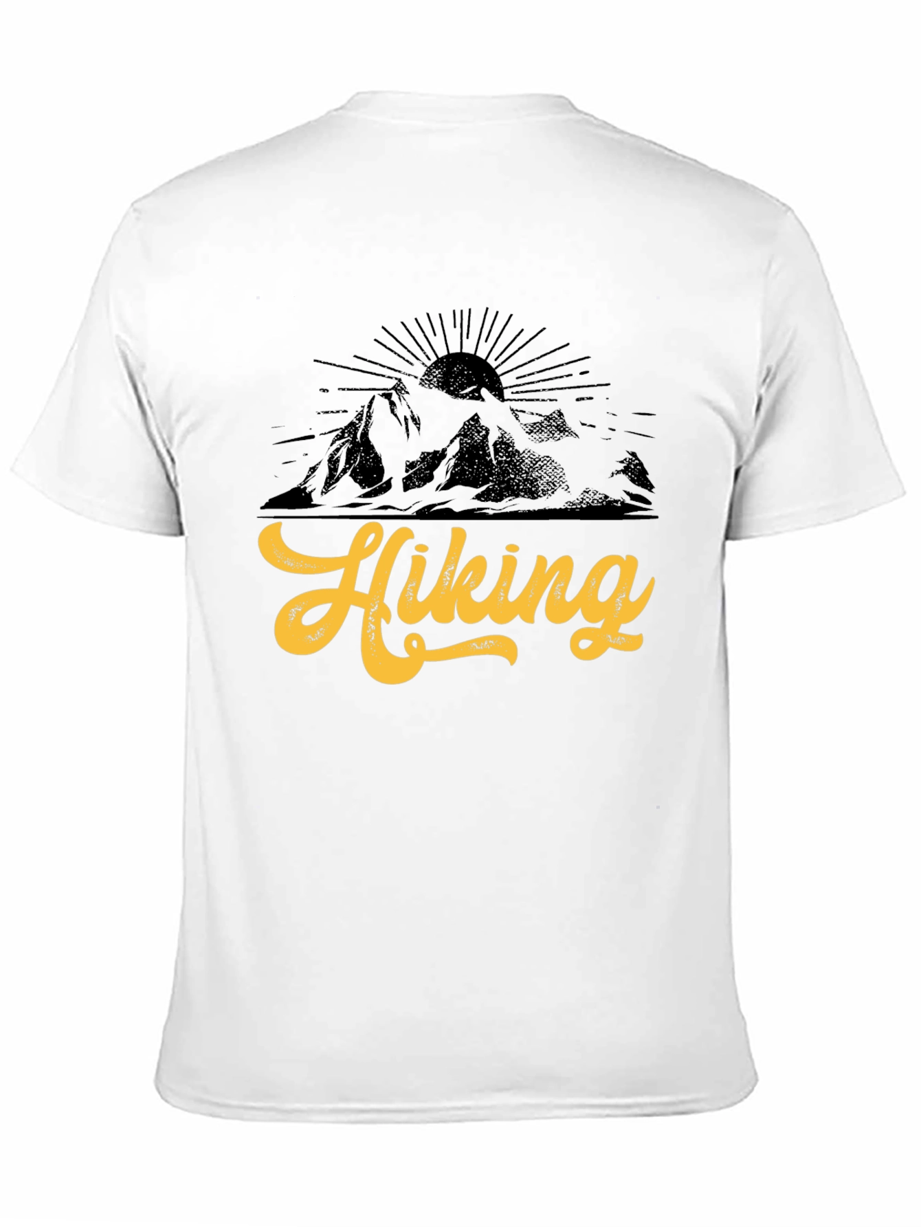 Hiking Graphic Black T-Shirt