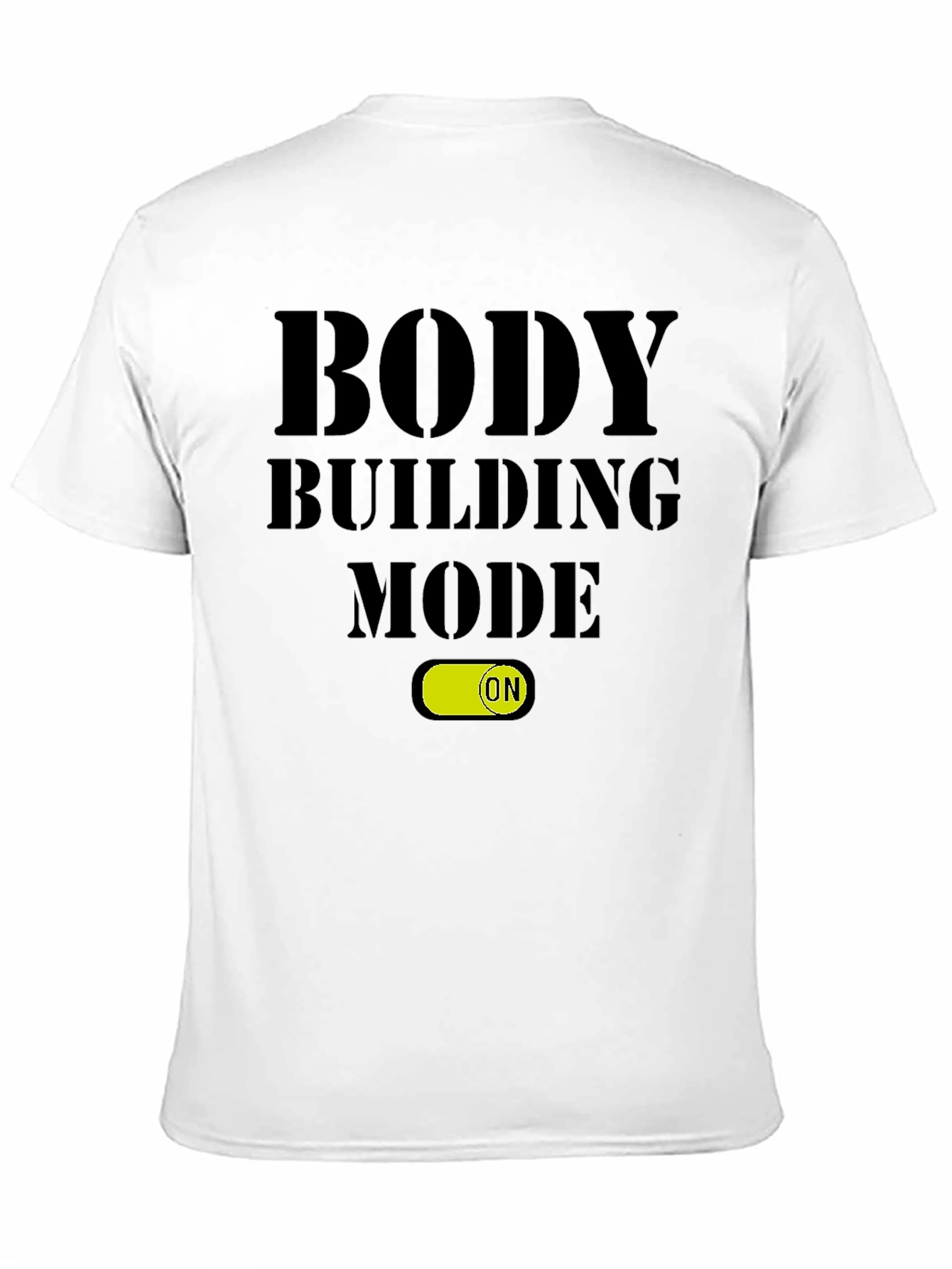 Body Building Mode ON Black T-Shirt
