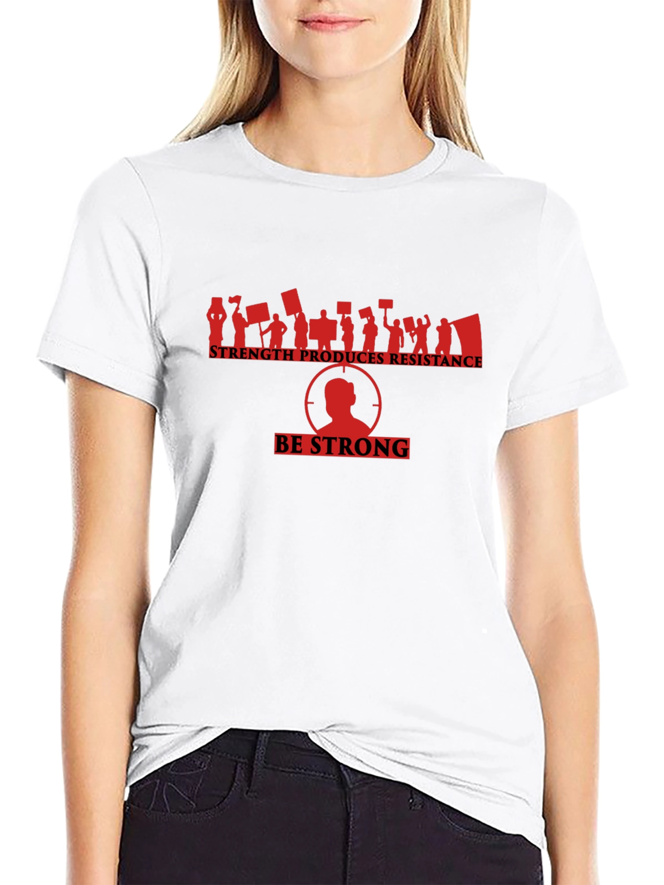 Strength Produces Resistance Graphic Tee