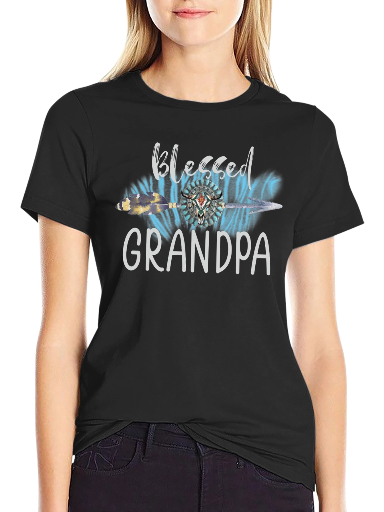 Blessed Grandpa Graphic T-Shirt