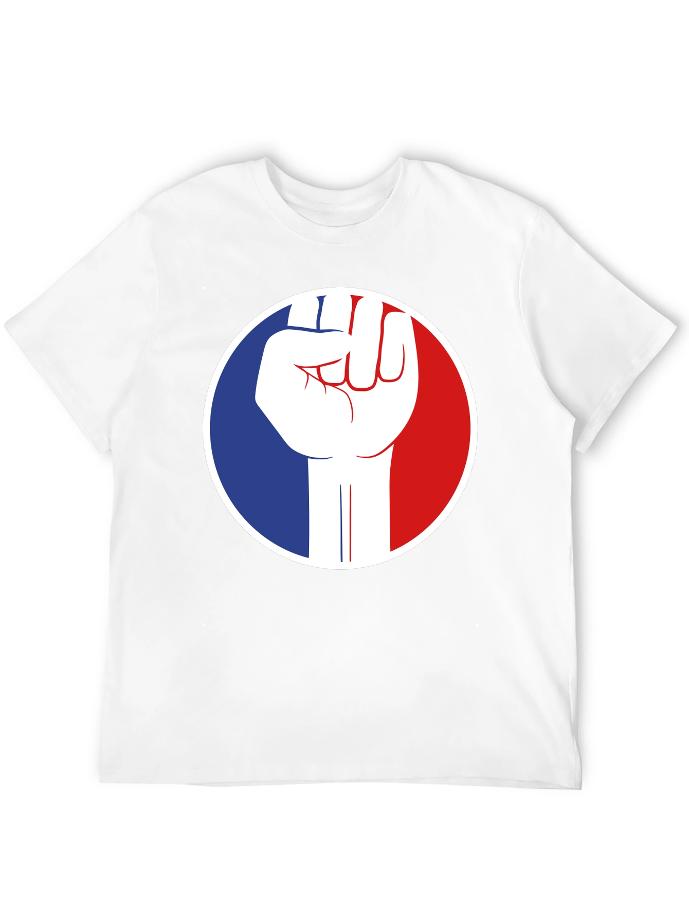 French Fist Graphic Tee - Black Cotton T-Shirt