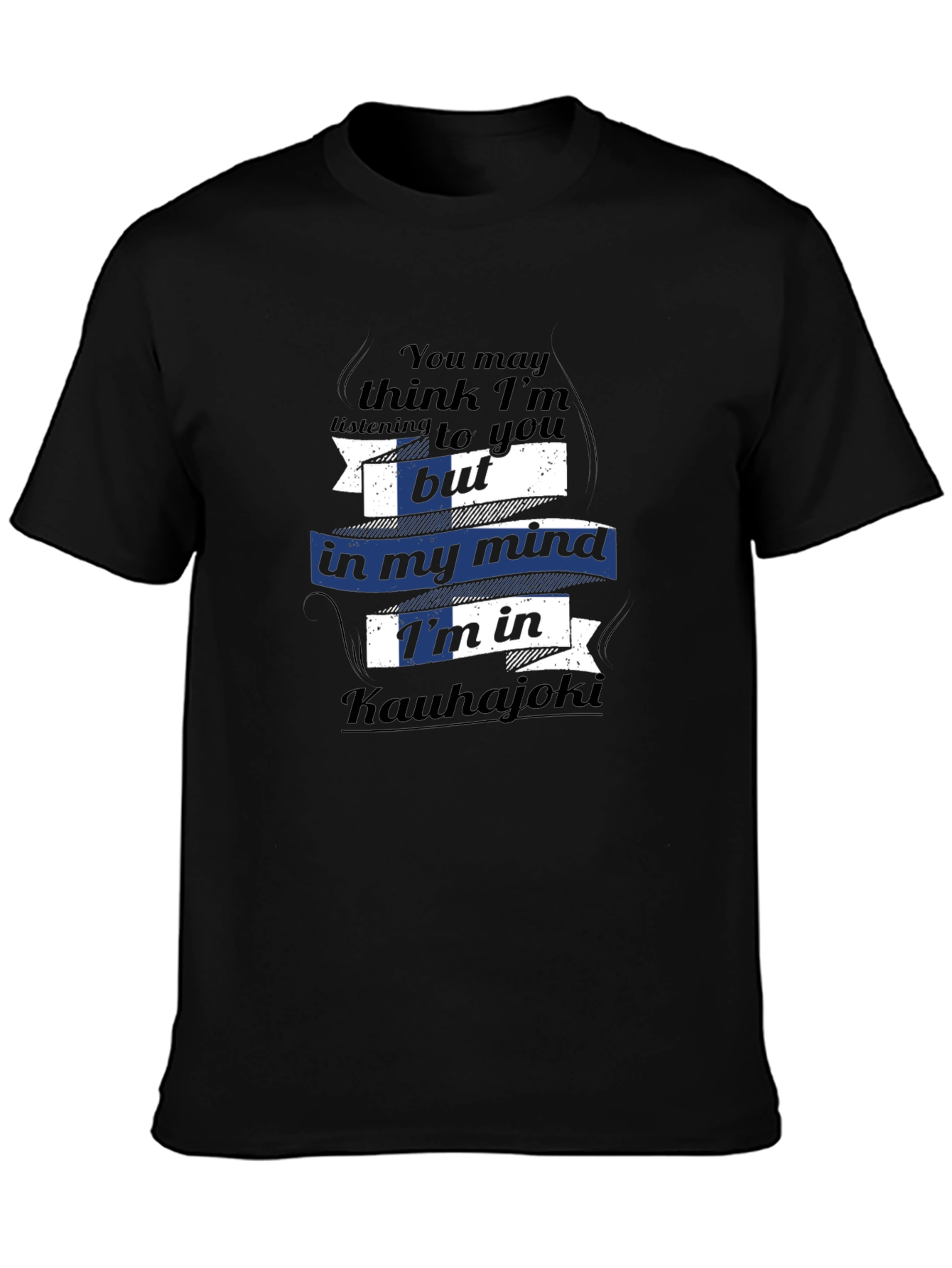 Kauhajoki Mind Tee - Finland Flag Novelty T-Shirt