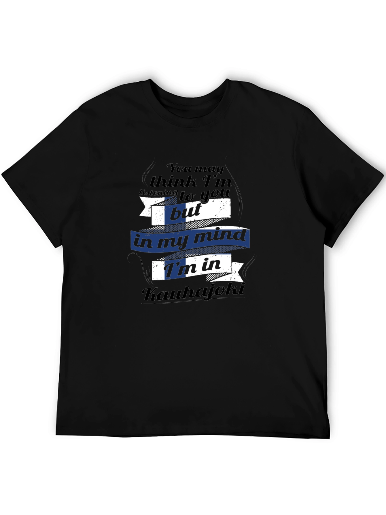 Kauhajoki Mind Tee - Finland Flag Novelty T-Shirt