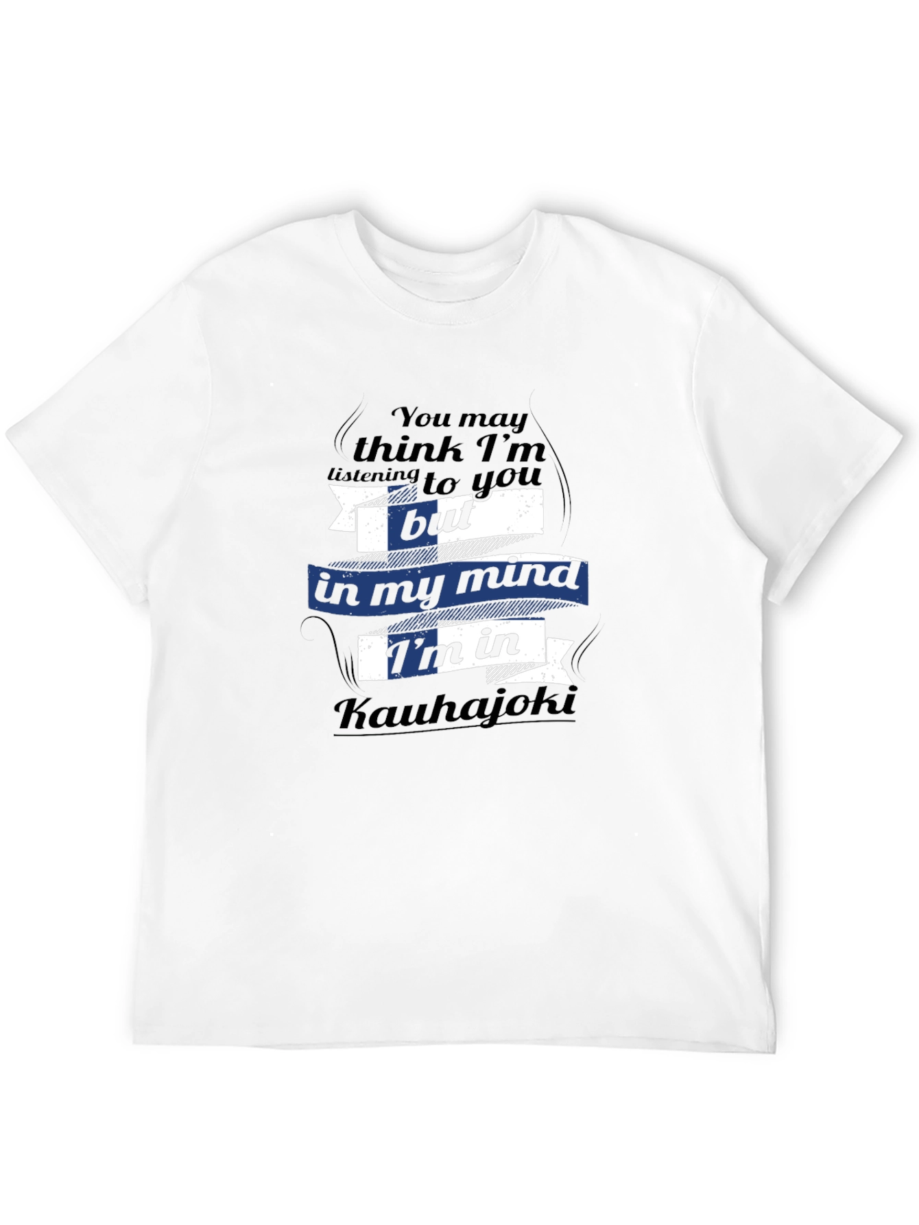 Kauhajoki Mind Tee - Finland Flag Novelty T-Shirt