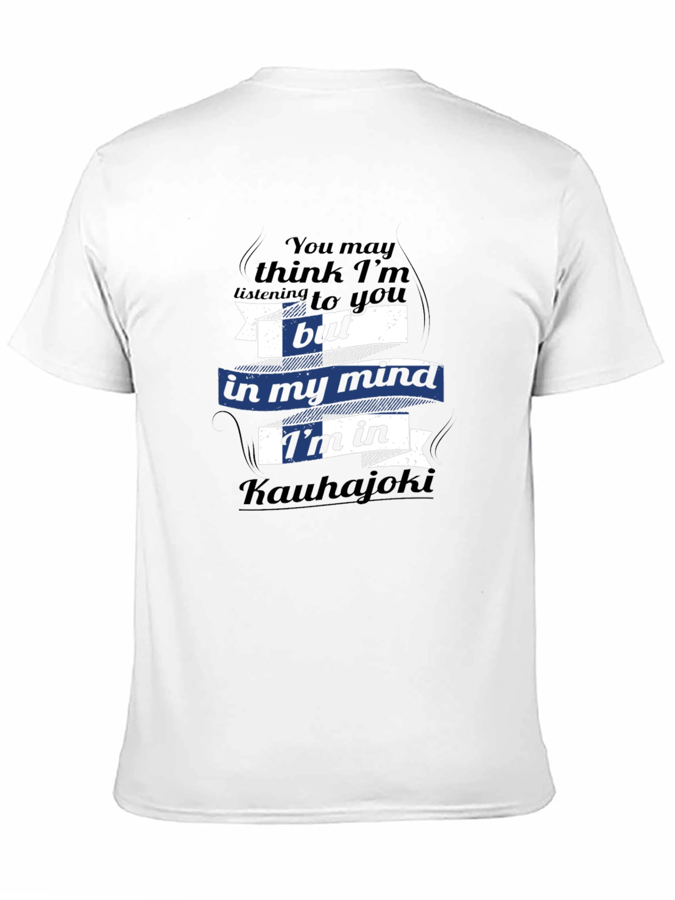 Kauhajoki Mind Tee - Finland Flag Novelty T-Shirt