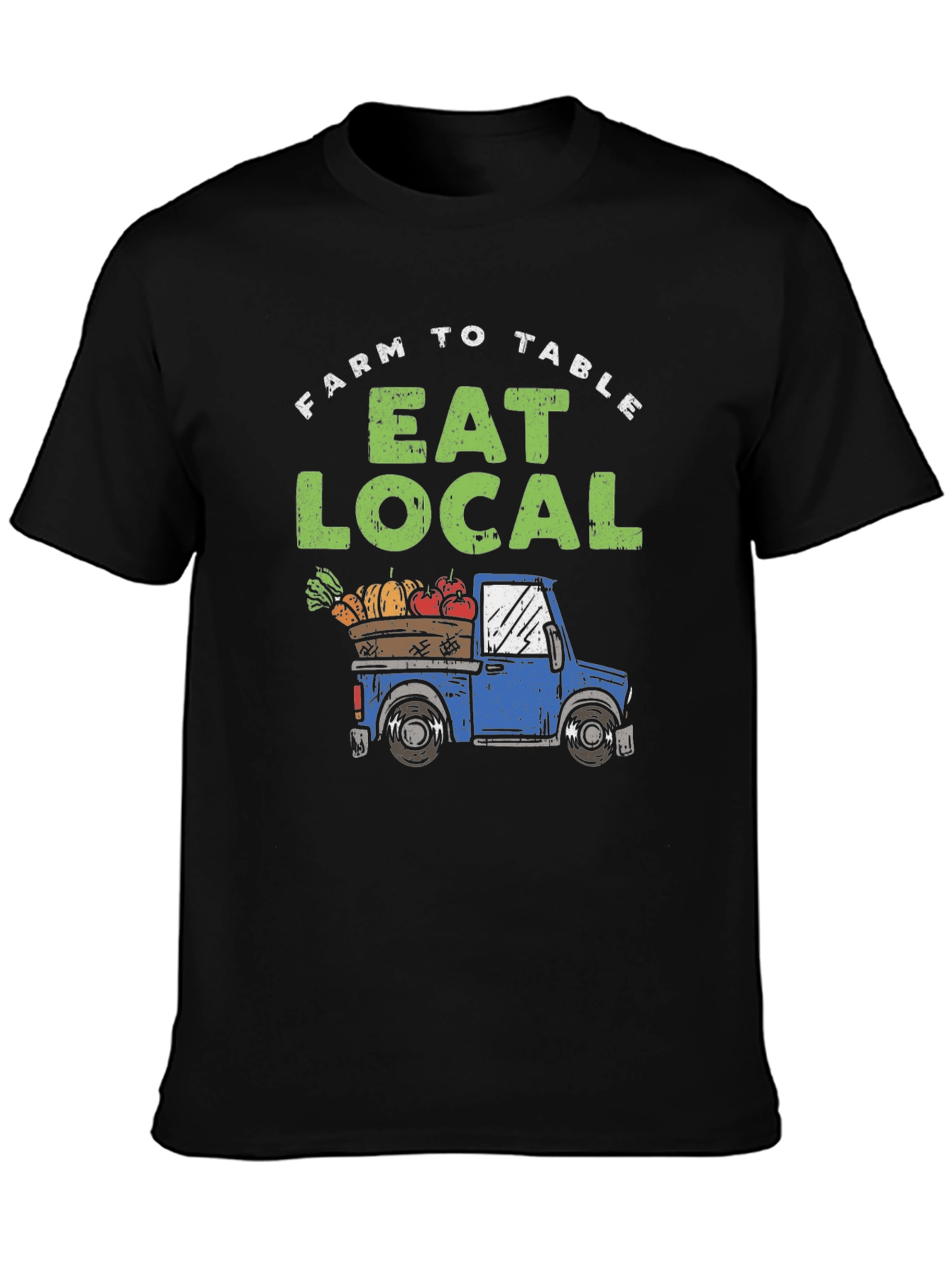 Farm to Table Eat Local Graphic Tee