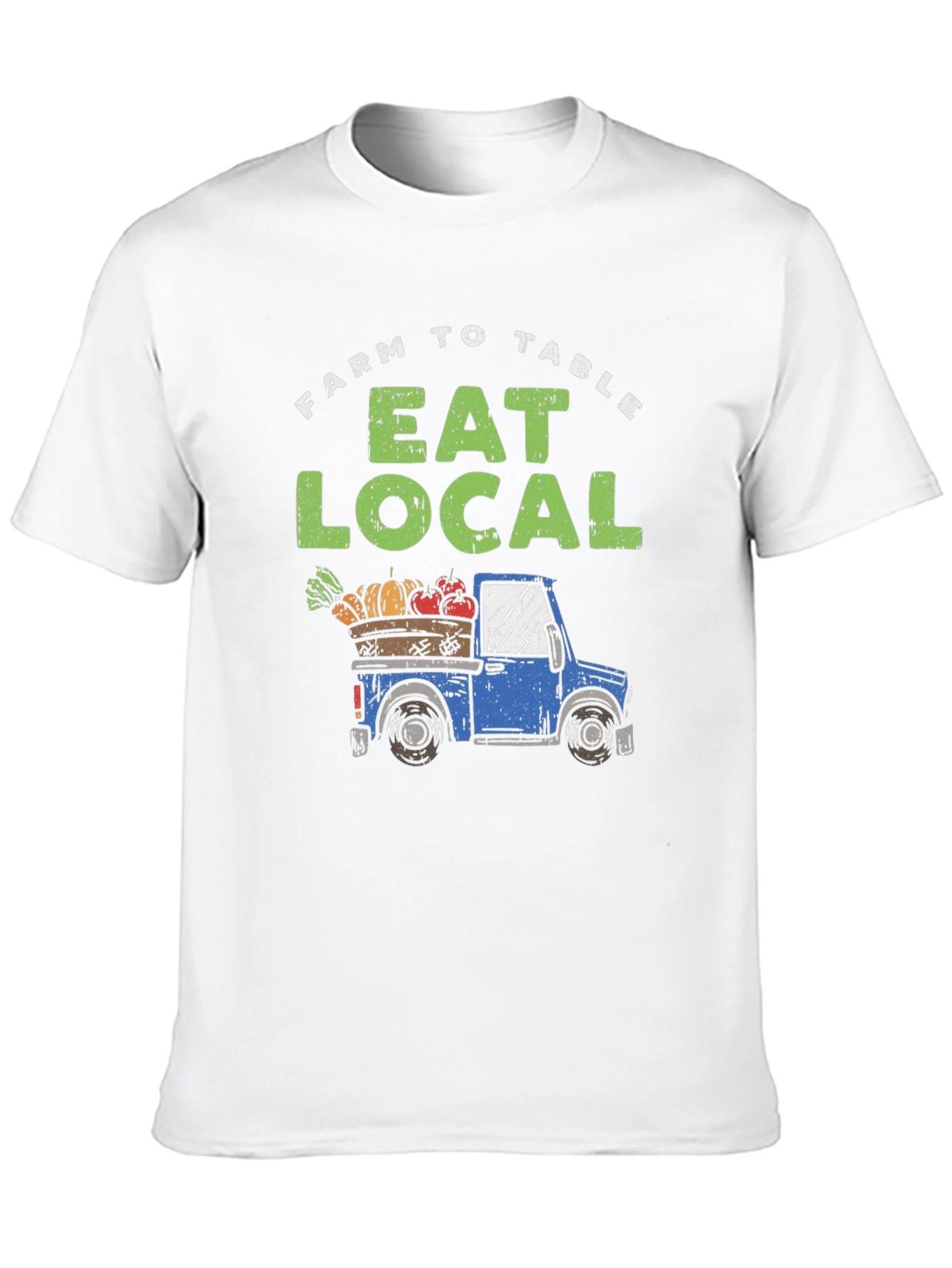 Farm to Table Eat Local Graphic Tee