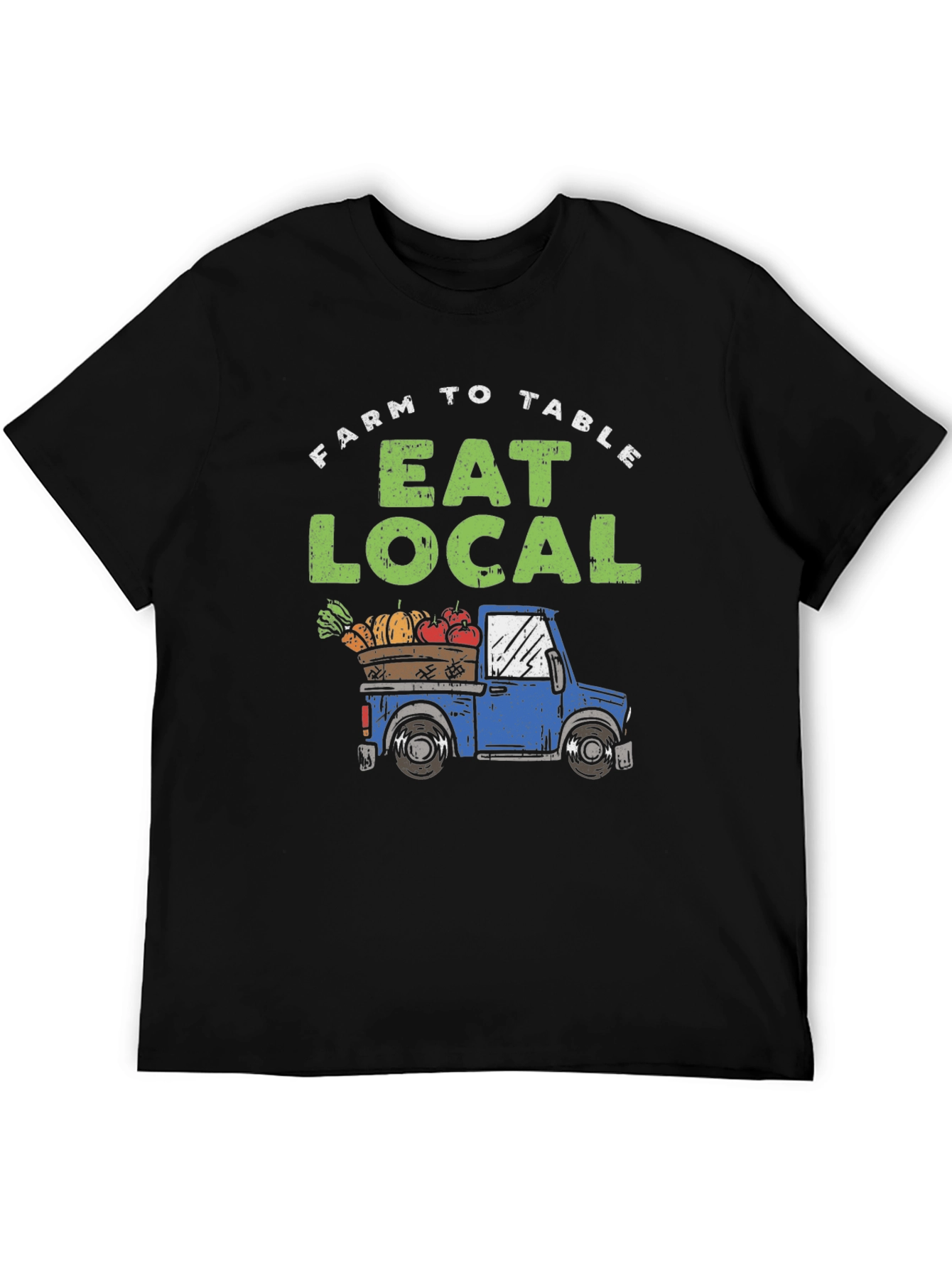 Farm to Table Eat Local Graphic Tee