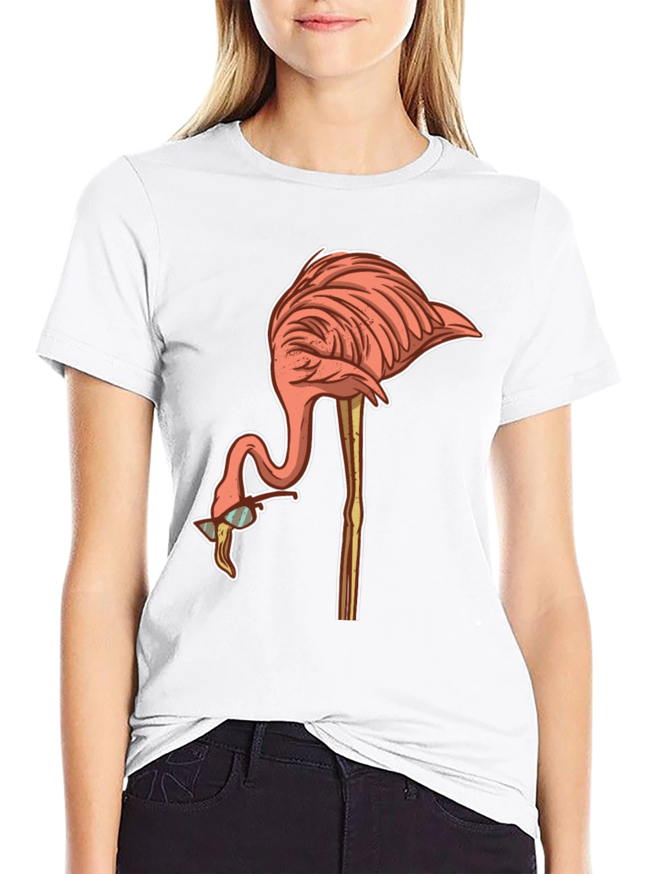 Cool Flamingo Graphic T-Shirt - Unisex