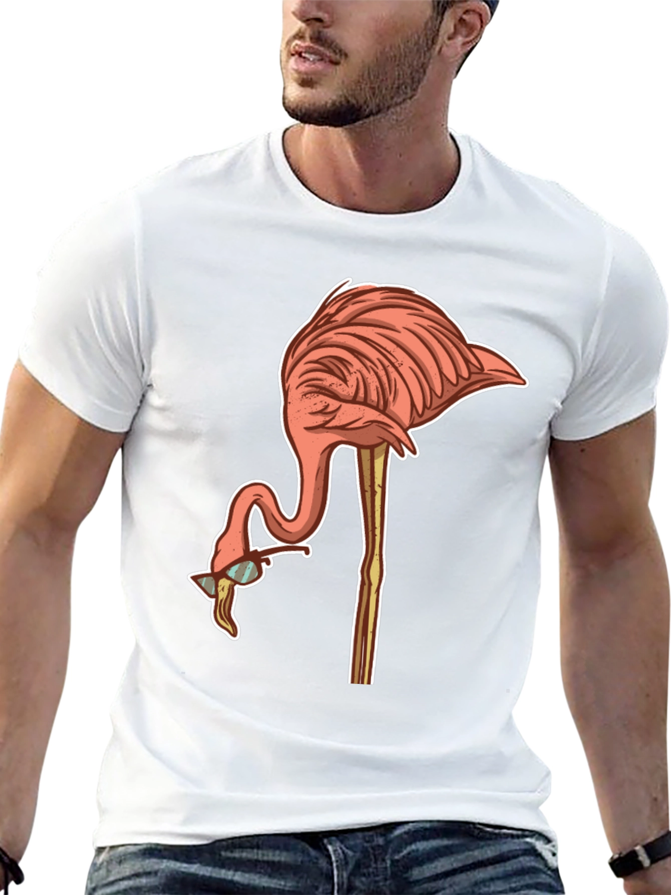 Cool Flamingo Graphic T-Shirt - Unisex