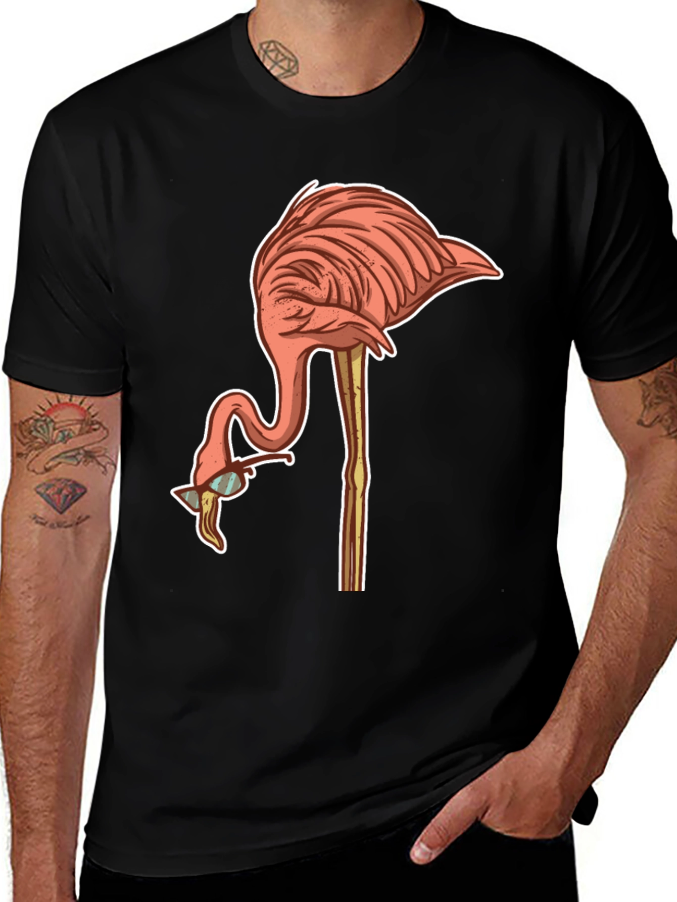 Cool Flamingo Graphic T-Shirt - Unisex
